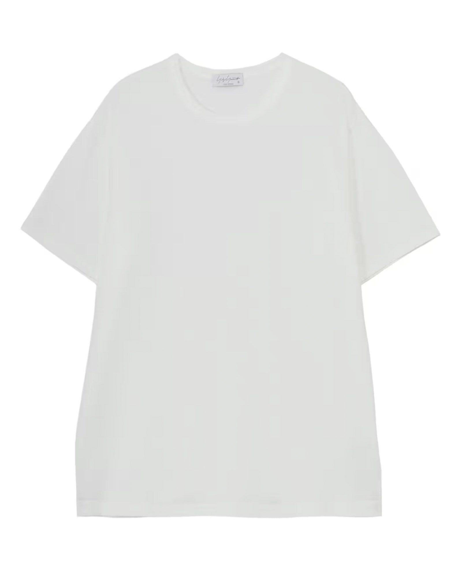 Yohji Yamamoto・ヨウジ ヤマモト - Tシャツ・カットソー 30/- ULTIMA PS ROUND NECK SHORT SLV T / WHITE
