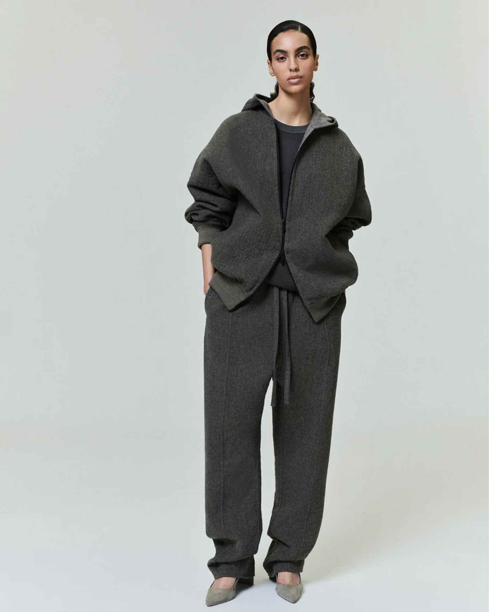 FEAR OF GOD・Fear Of got -  FULL ZIP HOODIE / OFF BLACK