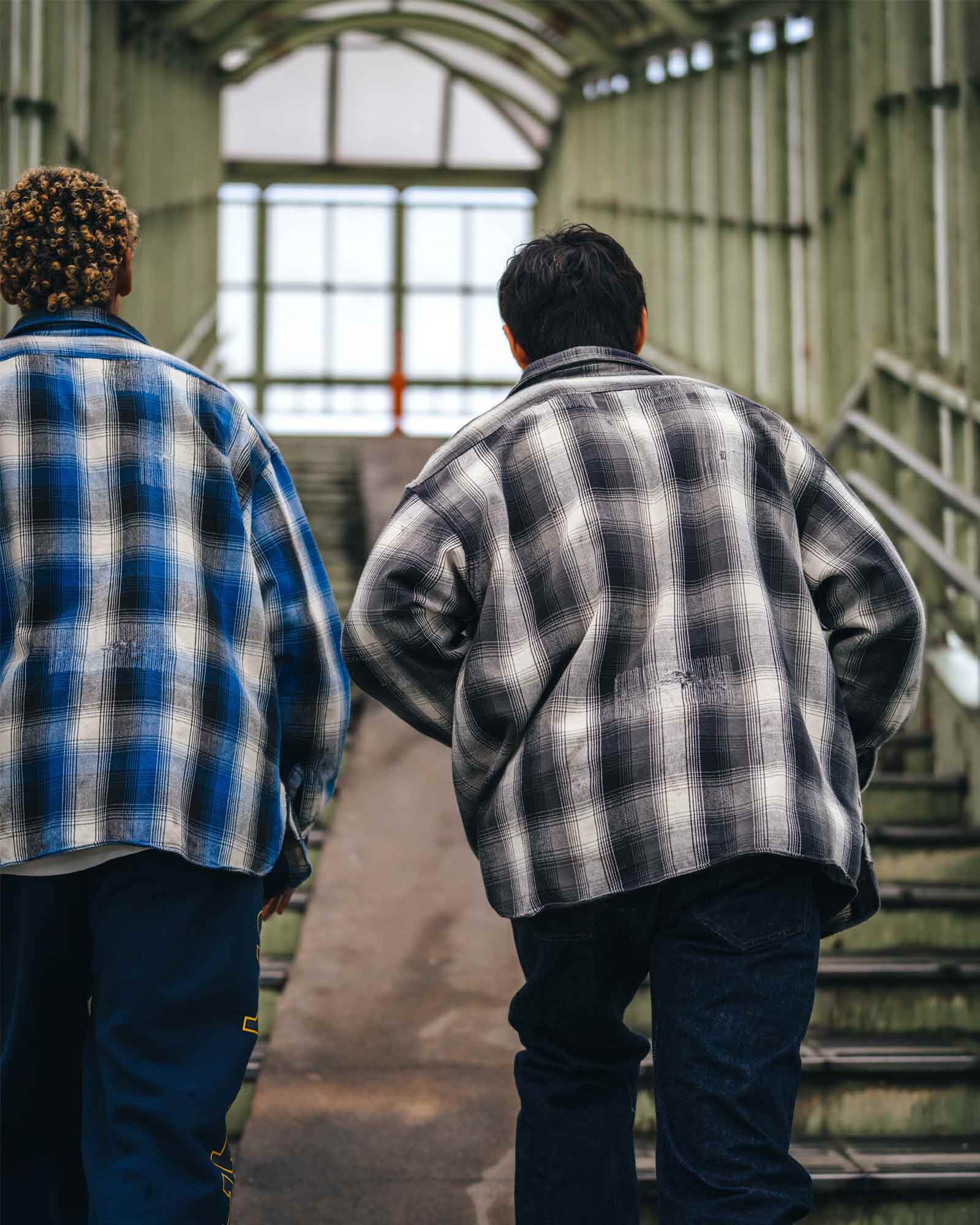 ©SAINT M××××××・saint michael -  BB_FLANNEL SHIRT/CHECK / BLACK