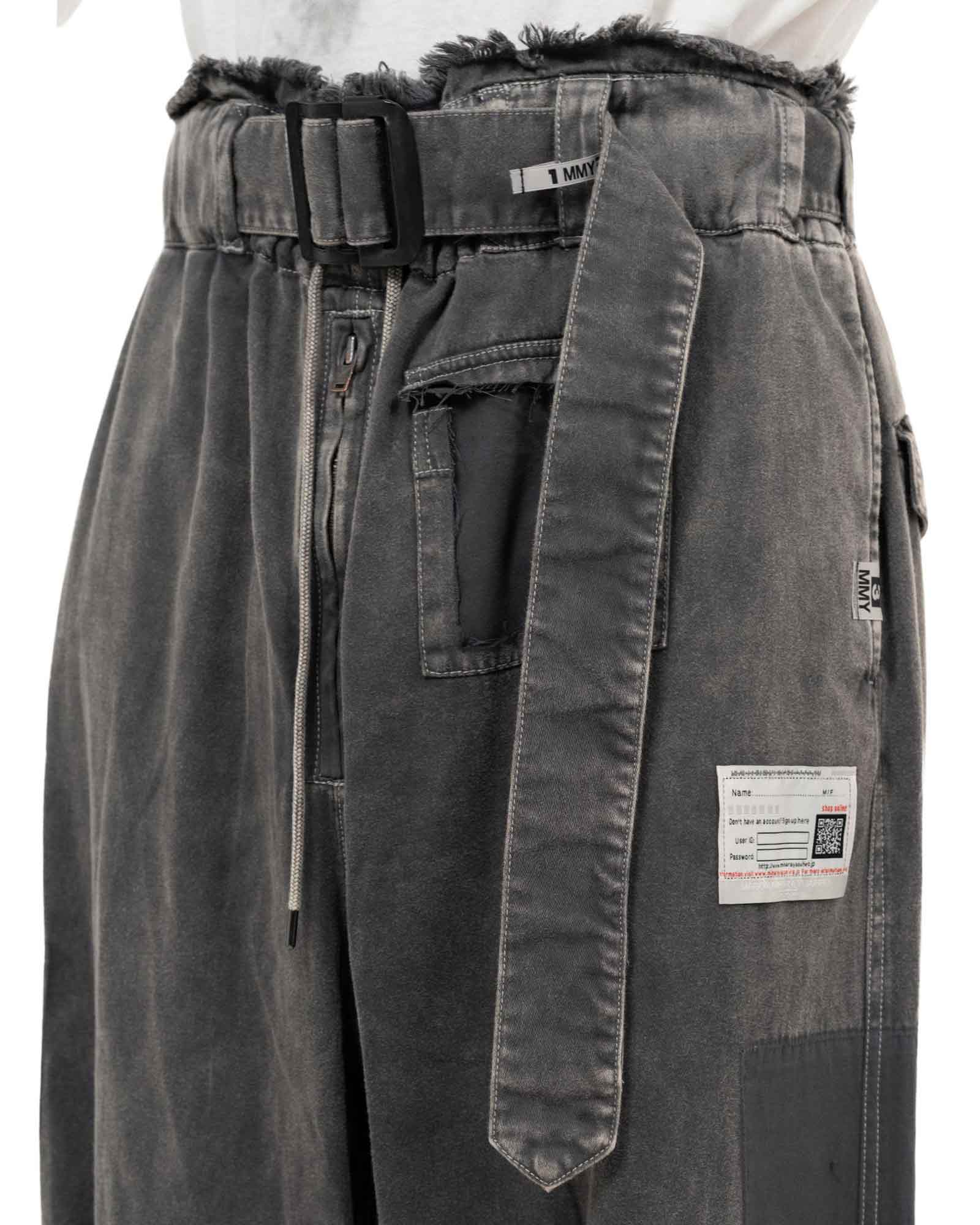 MIHARA YASUHIRO・Yasuhiro Mihara -  DISTRESSED FLIGHT PANTS / GRAY