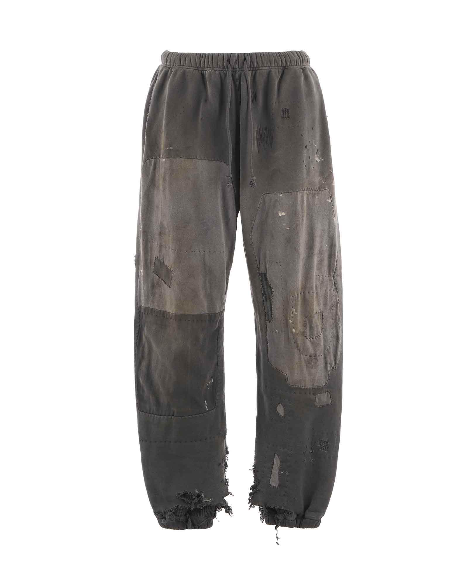 SWEAT PANTS/DOUBLE FACE / BLACK