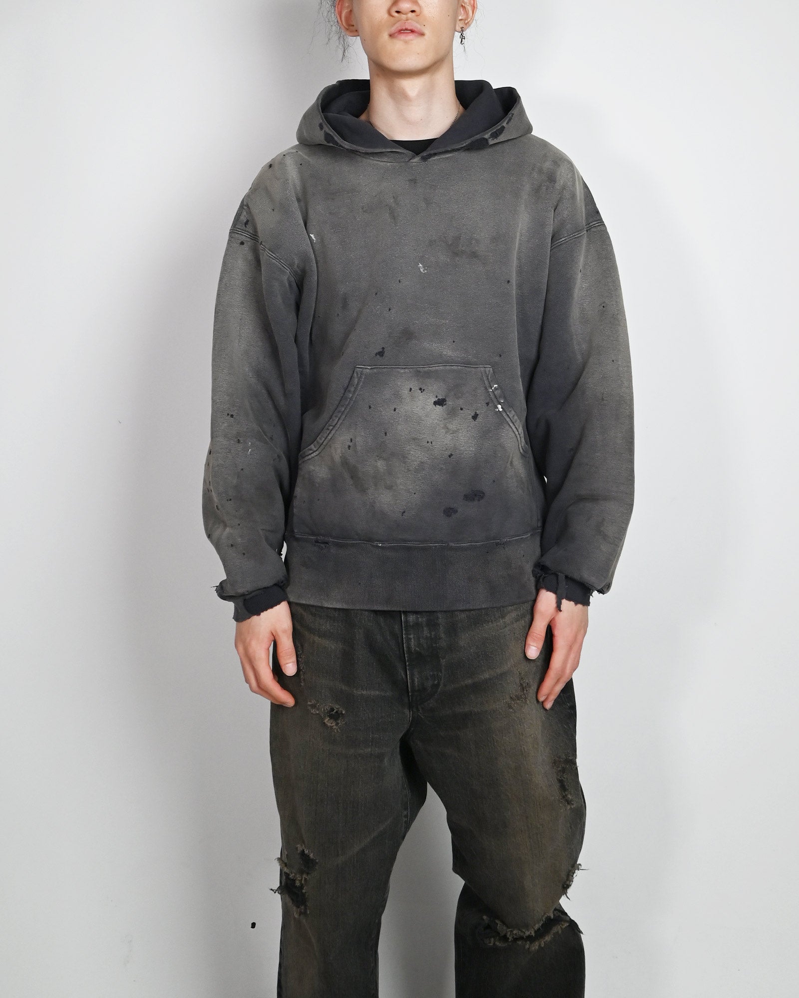 ©SAINT M××××××・セントマイケル - パーカー・フーディ BB_DBL FACE HOODIE/SAINT / BLACK