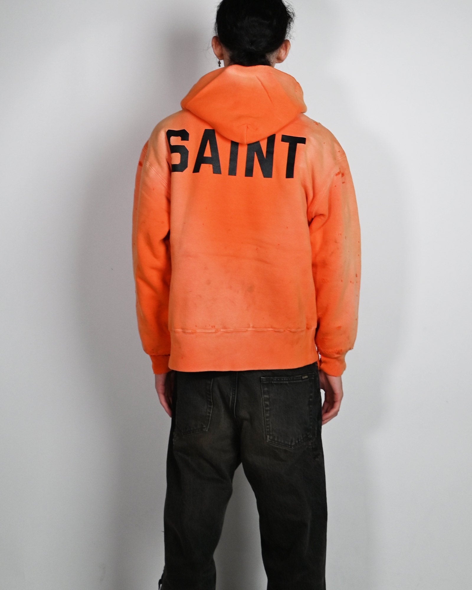 ©SAINT M××××××・セントマイケル - パーカー・フーディ BB_DBL FACE HOODIE/SAINT / ORANGE