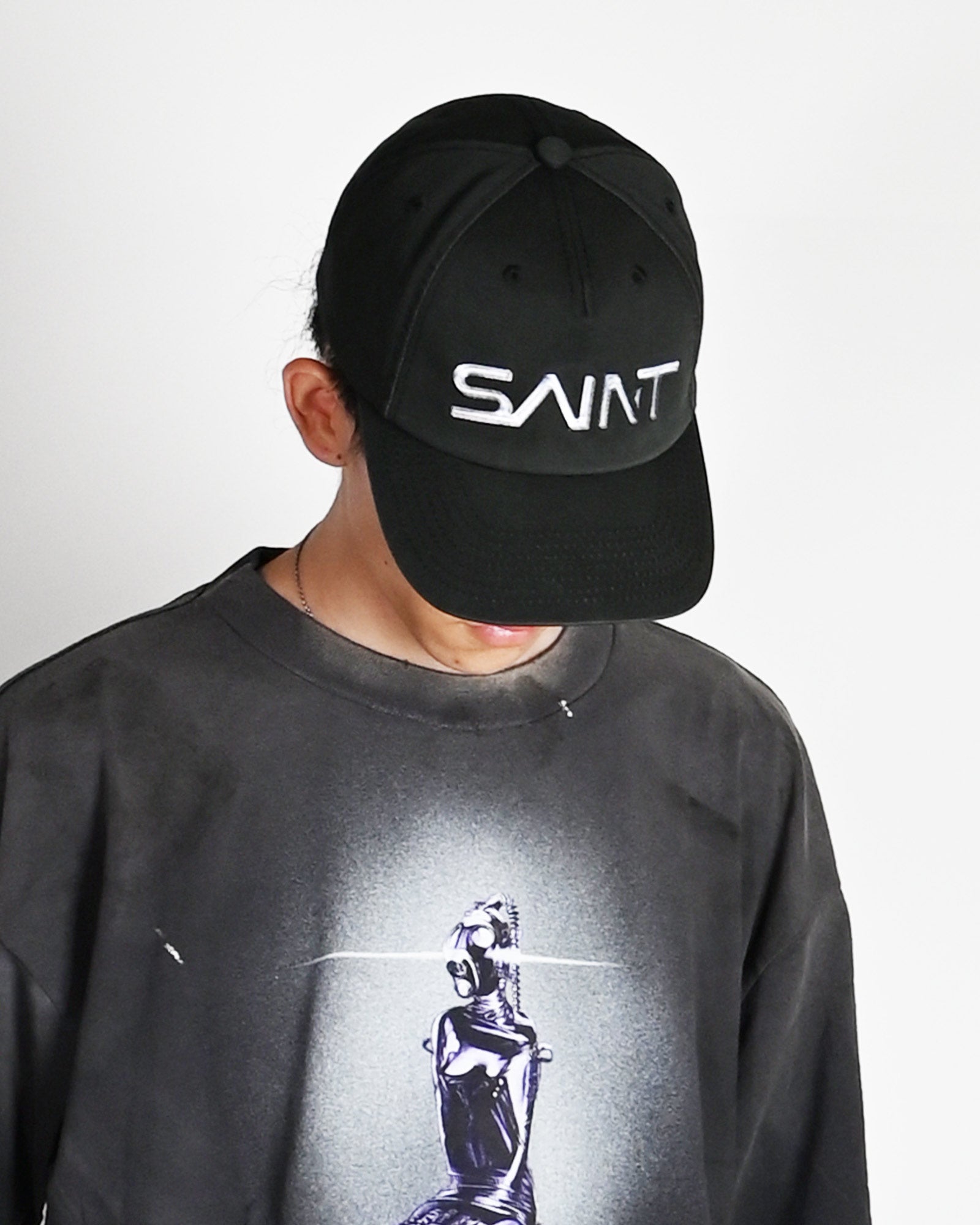 ©SAINT M××××××・セントマイケル - キャップ SRYM_CAP/SAINT SORAYAMA / BLACK