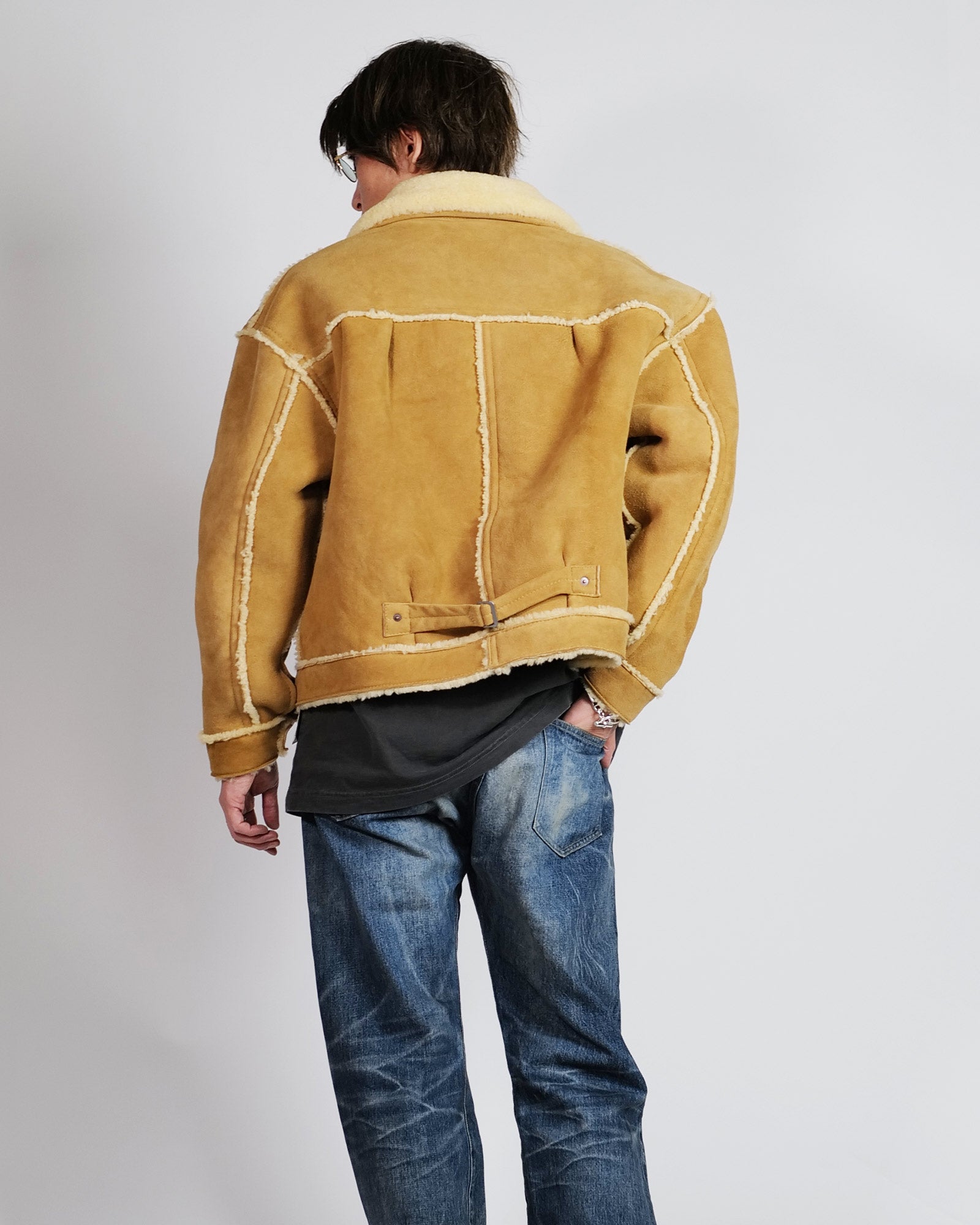 ©SAINT M××××××・saint michael -  BB_MOUTON JACKET/MOUTON / BEIGE