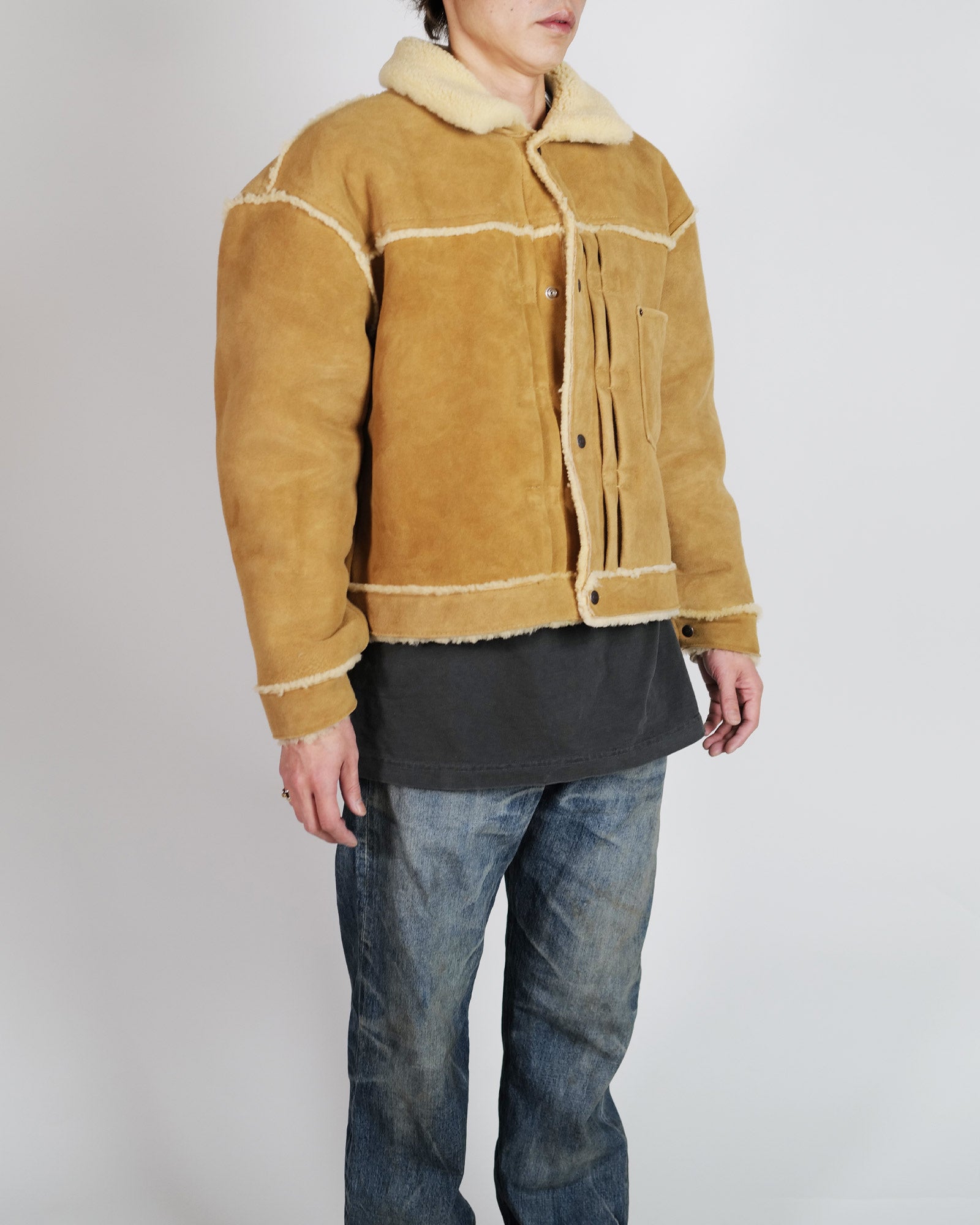 ©SAINT M××××××・saint michael -  BB_MOUTON JACKET/MOUTON / BEIGE