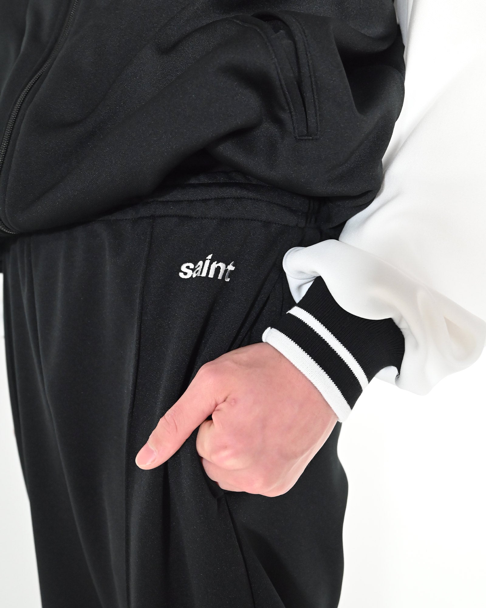 ©SAINT M××××××・セントマイケル - ジャージ・トラックパンツ TRACK PANTS/SAINT / BLACK