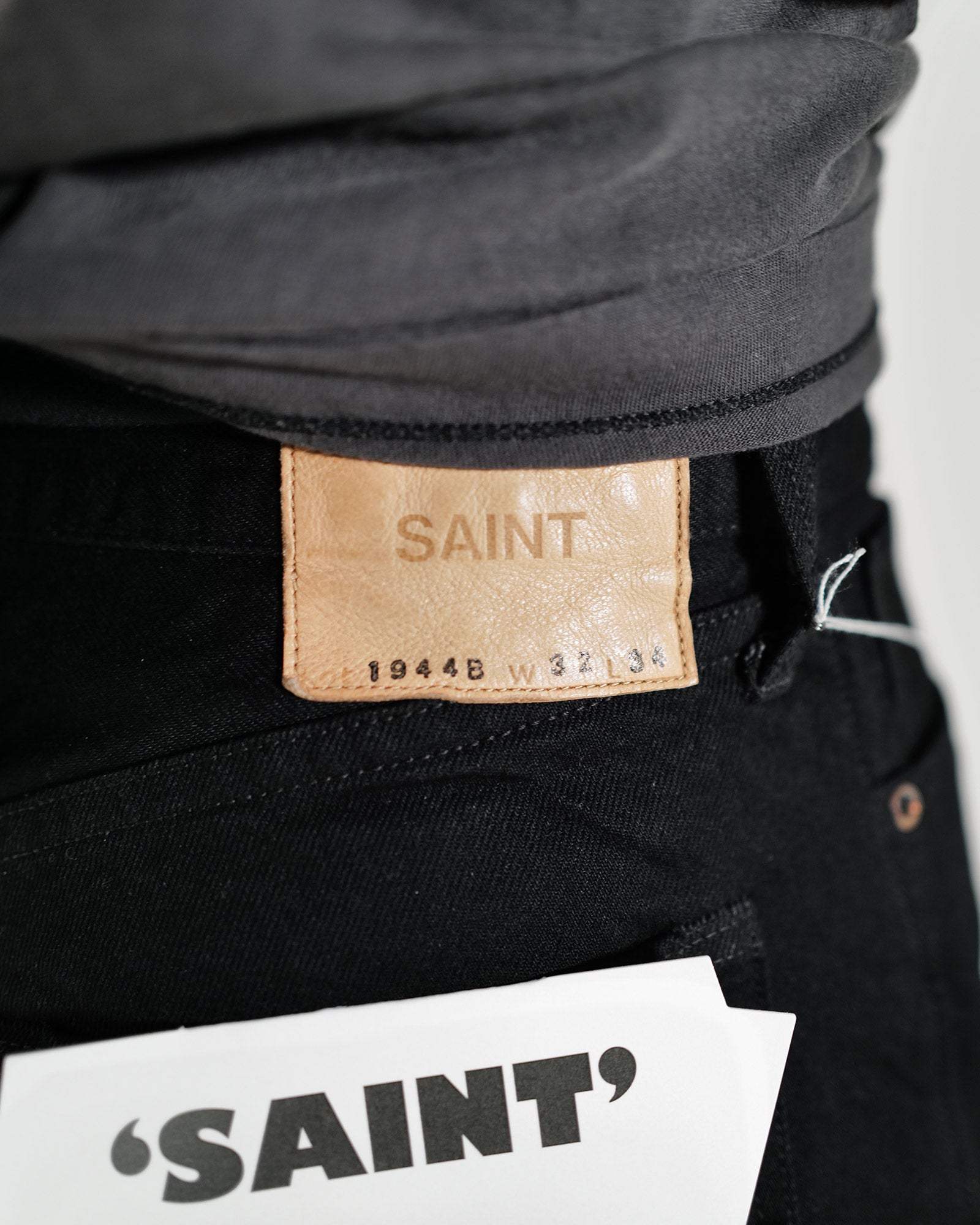©SAINT M××××××・セントマイケル - デニムパンツ BLACK DENIM PANTS/STRAIGHT / BLACK