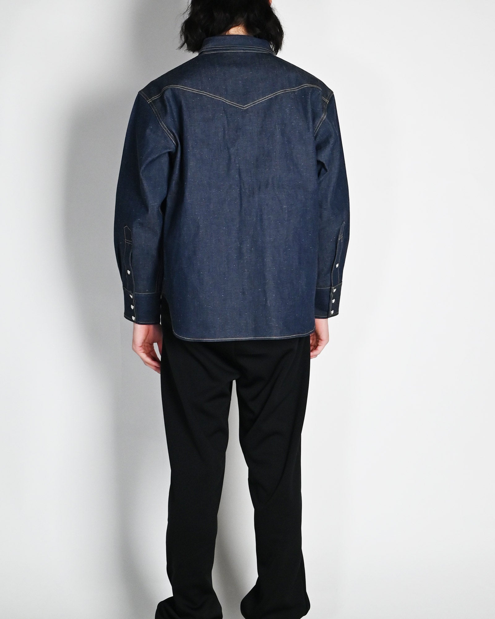 ©SAINT M××××××・セントマイケル - シャツ BBJ_DENIM SHIRT/REGID / BLUE