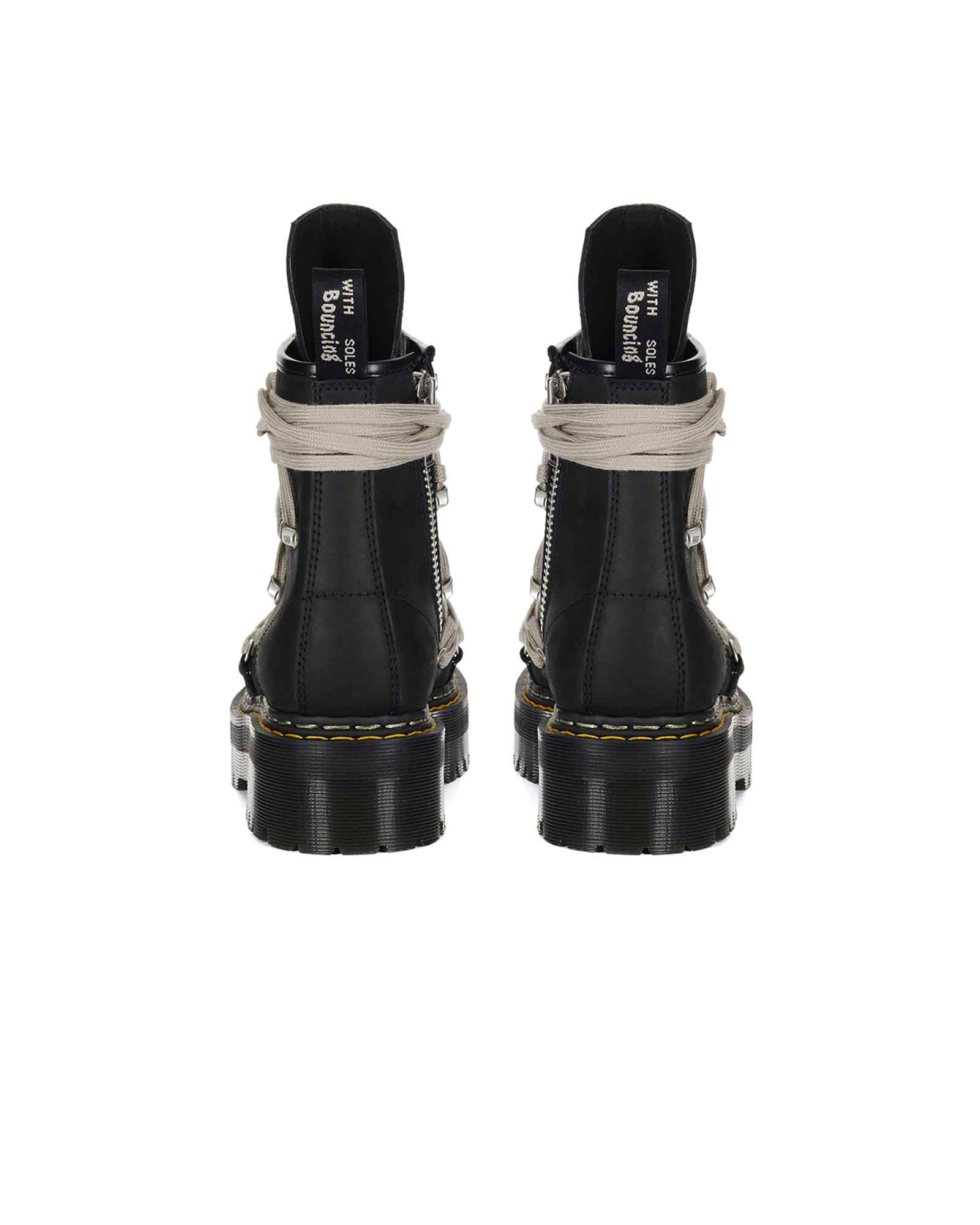 RICK OWENS・rick owens -  1460 QUAD SOLE MEGALACE® BOOT / BLACK