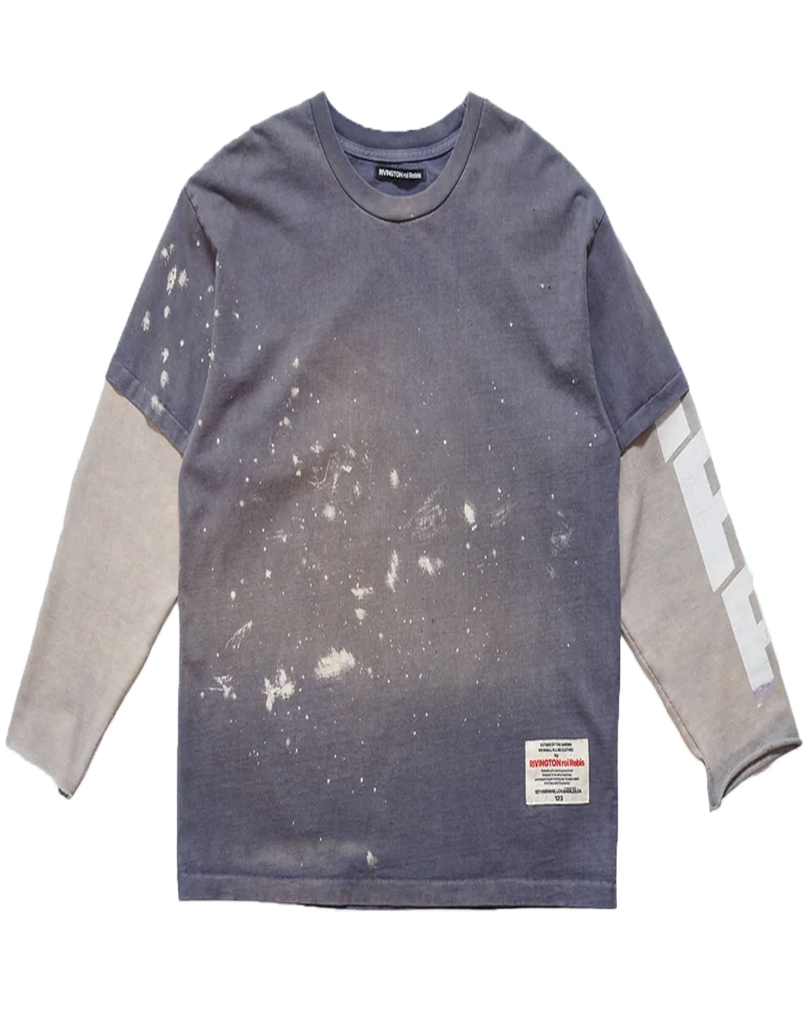RRR123・リヴィントン ロイ レビス - L/S Tシャツ CAPERNUAM LONGSLEEVE / PURPLE