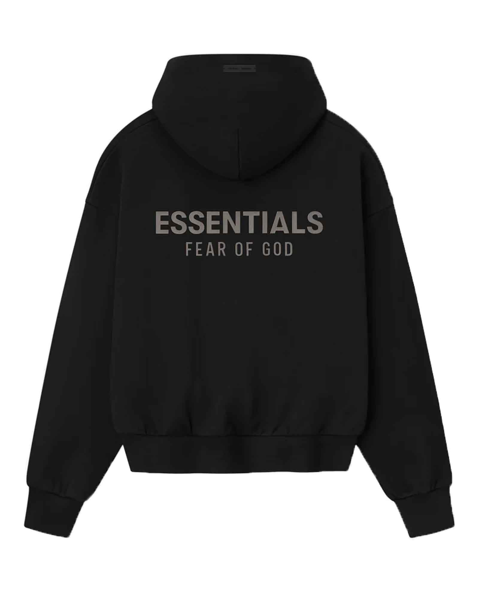 ESSENTIALS・エッセンシャルズ - パーカー・フーディ CLASSIC FIT FLEECE HOODIE  / JET BLACK