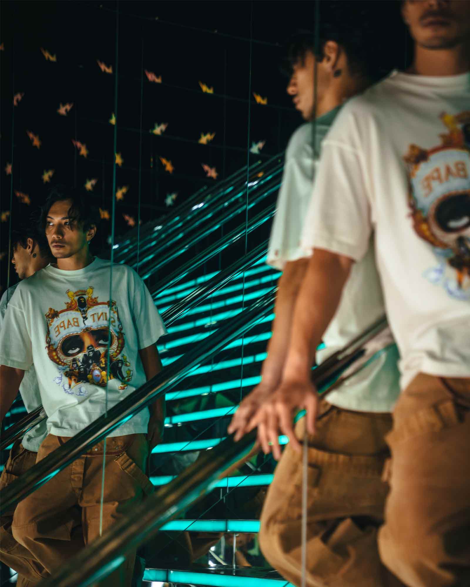 ©SAINT M××××××・セントマイケル - Tシャツ・カットソー BAPE_SS TEE/GENERATION / WHITE