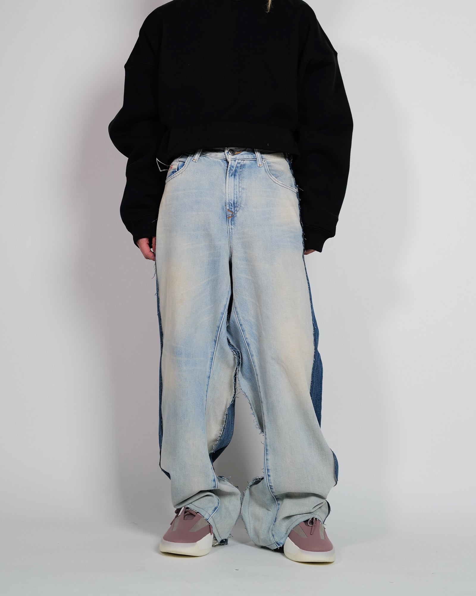 PROTOTYPES・プロトタイプス - デニムパンツ OVERSIZED JEAN - BELT / BLUE
