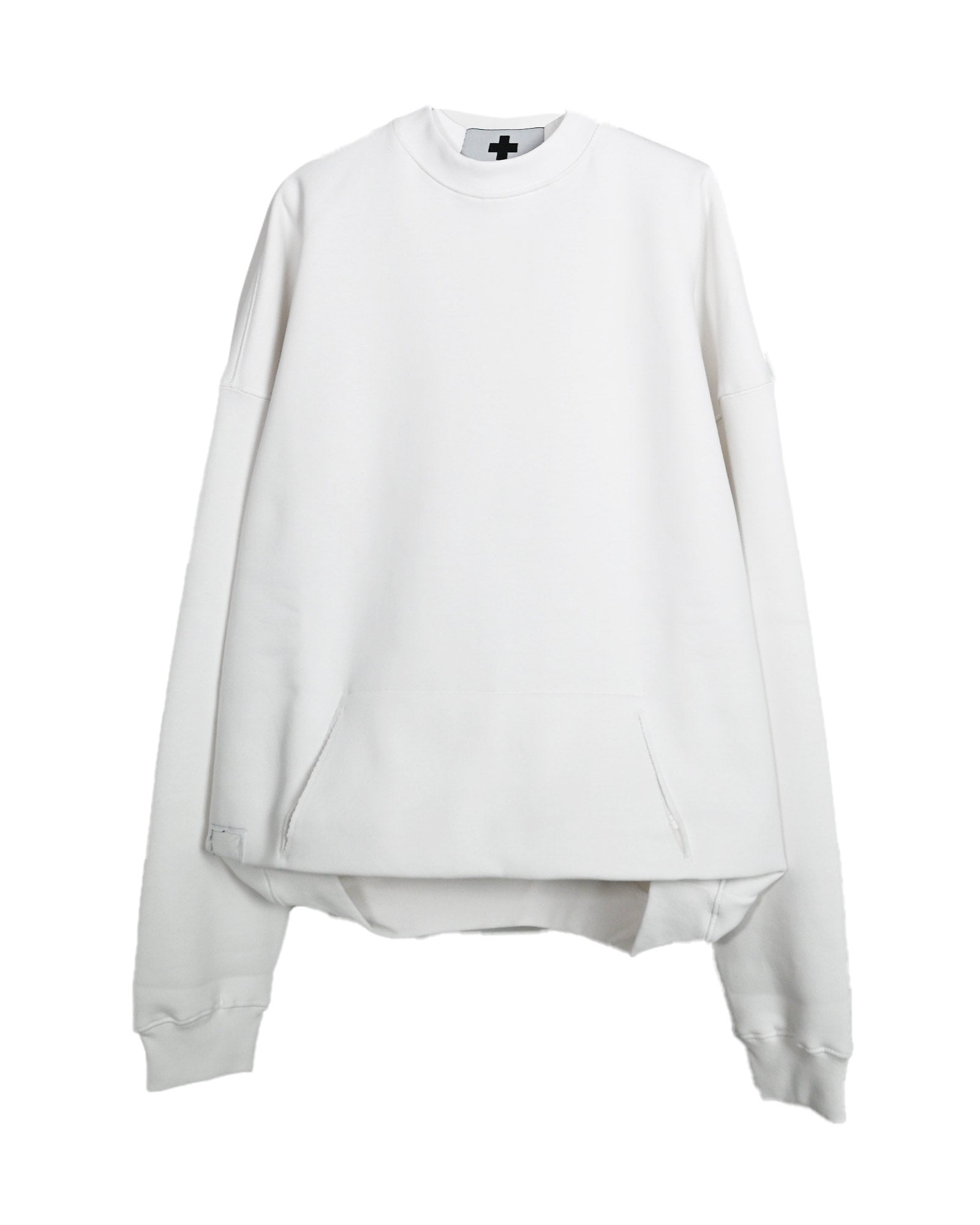 PROTOTYPES・プロトタイプス - スウェット BOX PLEAT CREW NECK / WHITE