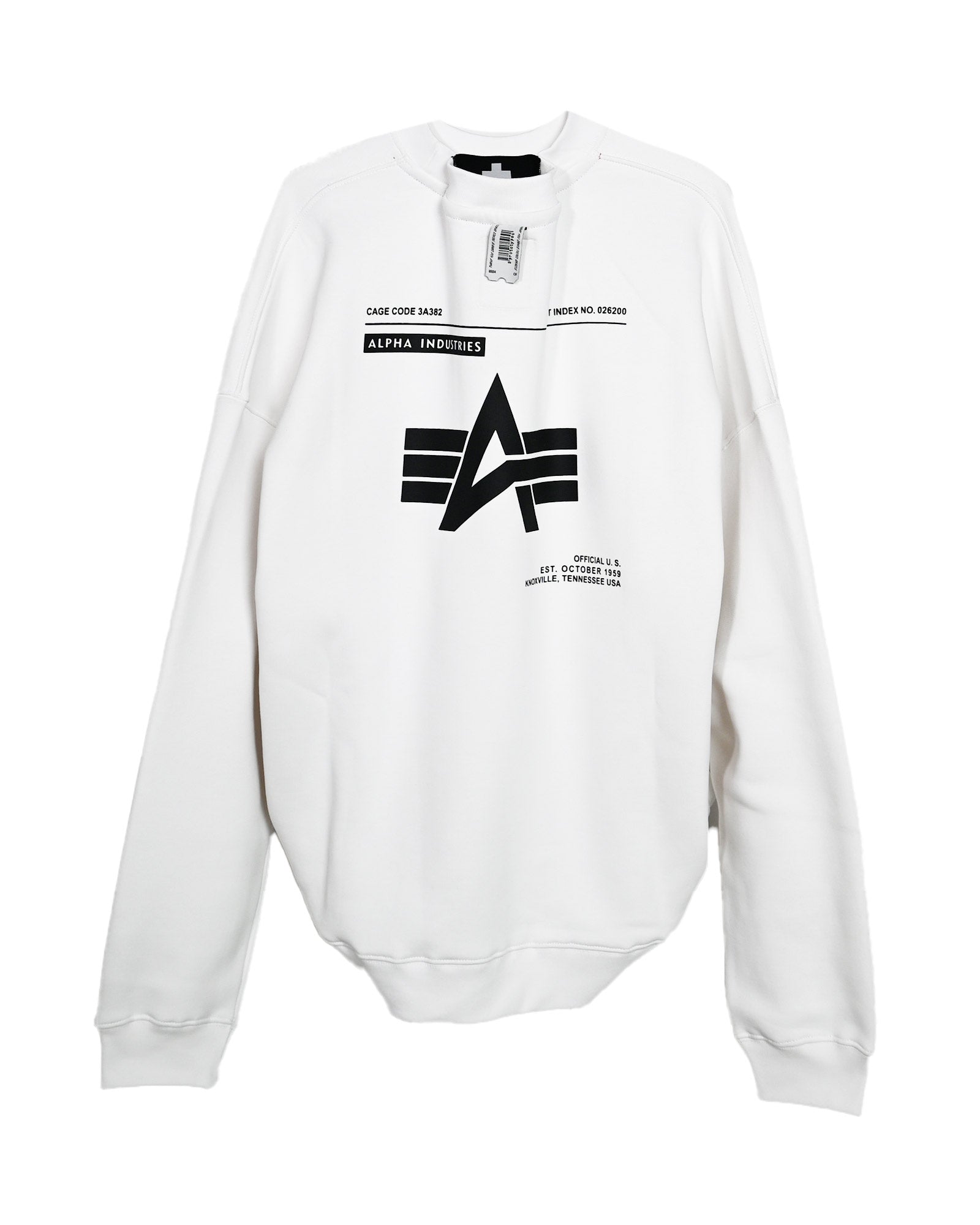 PROTOTYPES・プロトタイプス - スウェット BOX PLEAT CREW NECK / WHITE