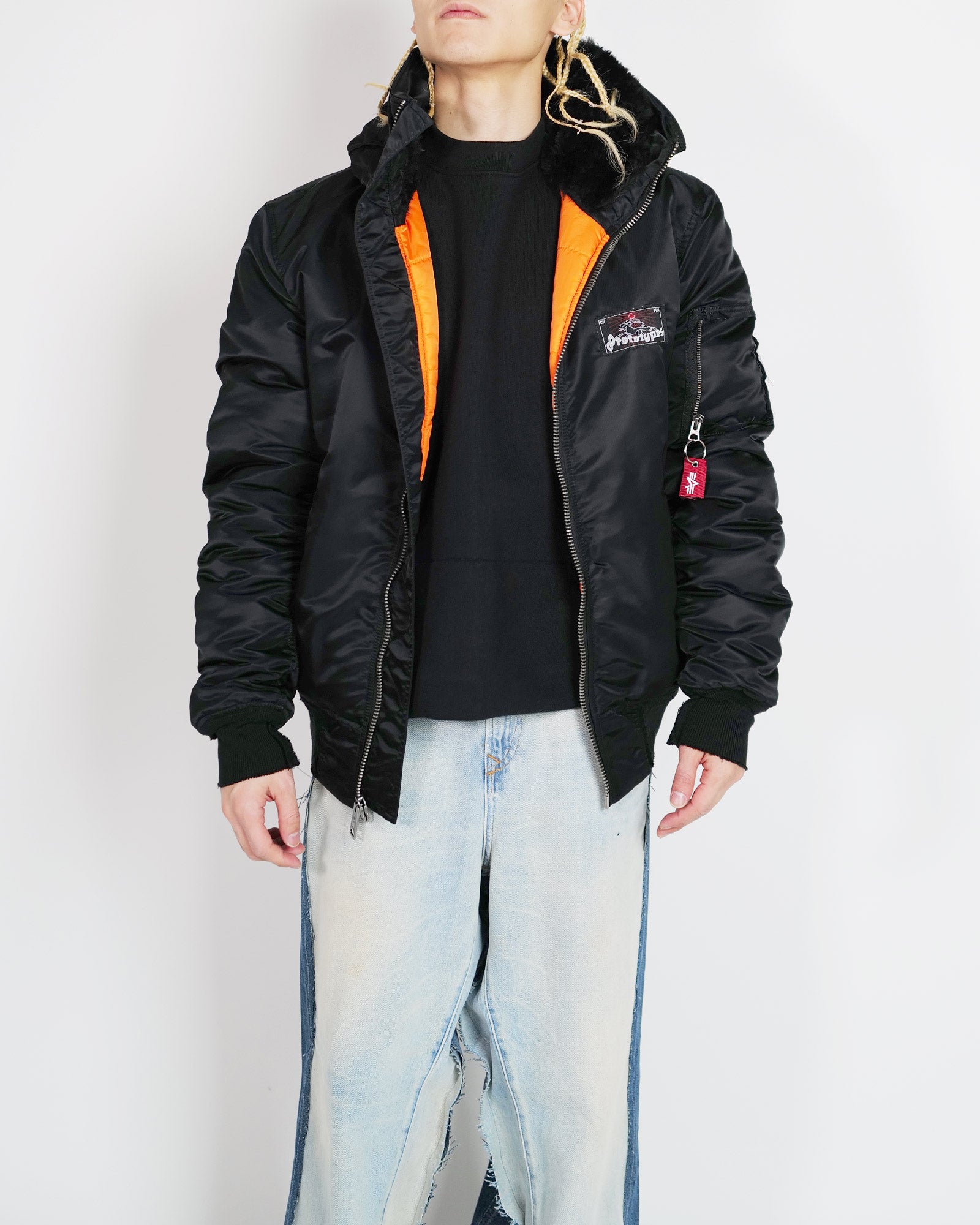 PROTOTYPES・プロトタイプス - ジャケット FIXED HOOD BOMBER / BLACK