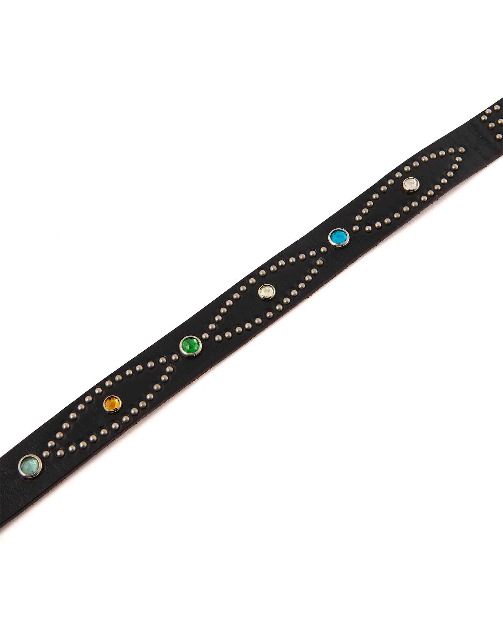 ©SAINT M××××××・セントマイケル - ベルト HTC_BELT NARROW/RINBOW / BLACK