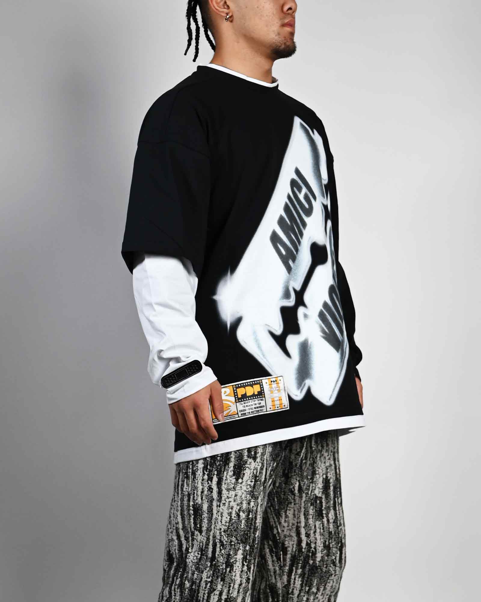 PDF・プロジェクト・ドメニコ・フォルミケッティ - L/S Tシャツ NO NAME A / BLADE BLADE