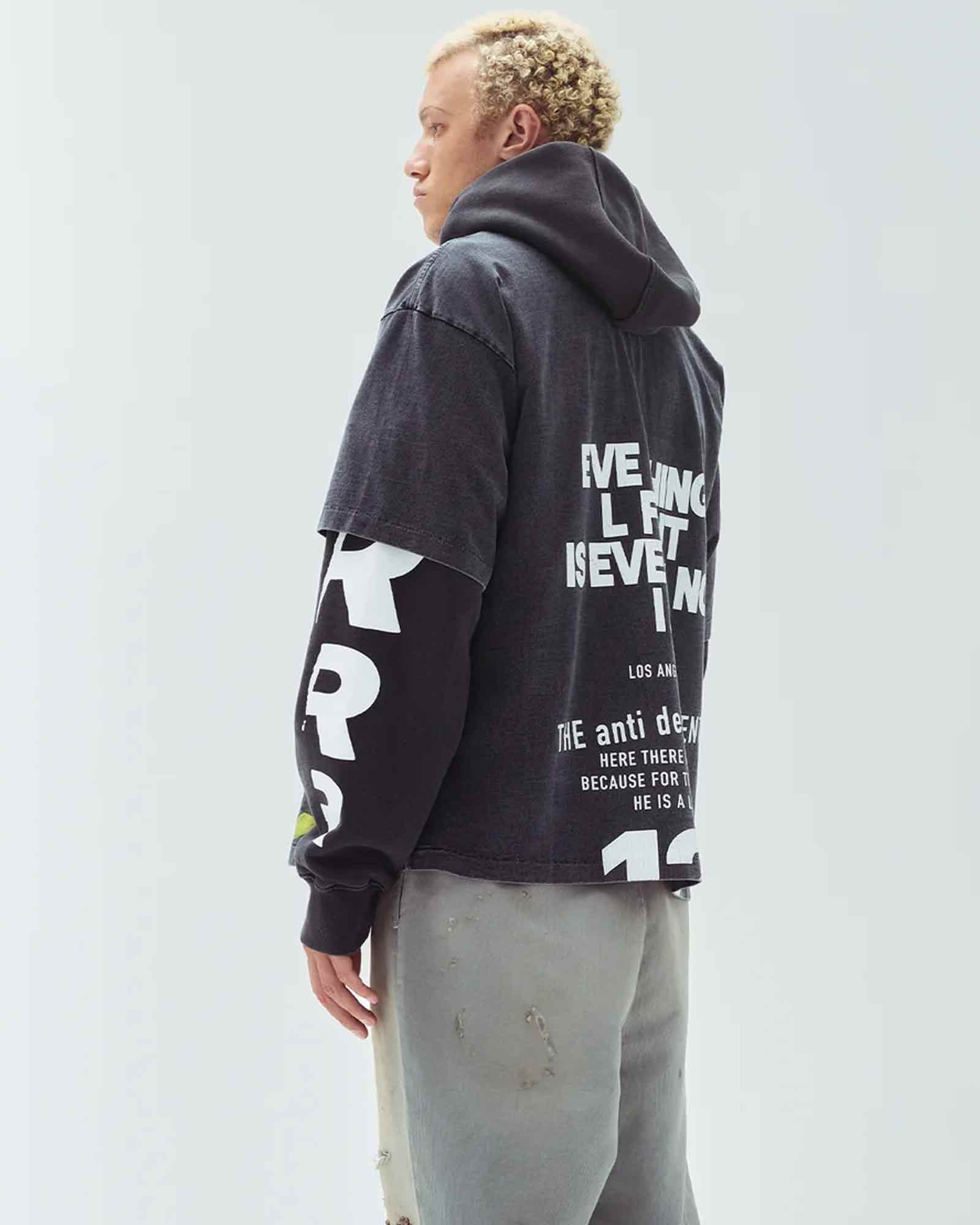 RRR123・リヴィントン ロイ レビス - Tシャツ・カットソー THEOSOPHIC CVA TEE / MECHANIC BLACK