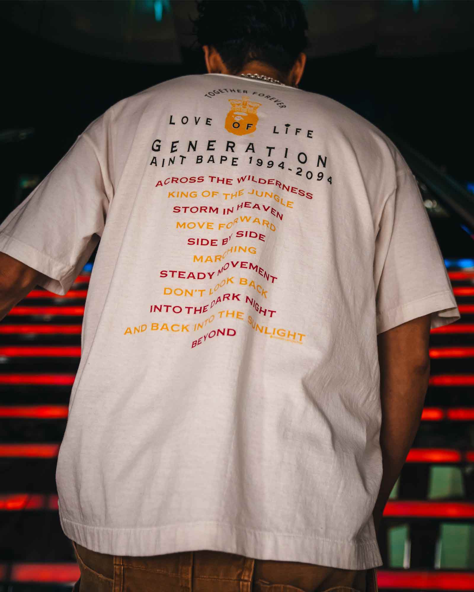 ©SAINT M××××××・セントマイケル - Tシャツ・カットソー BAPE_SS TEE/GENERATION / WHITE