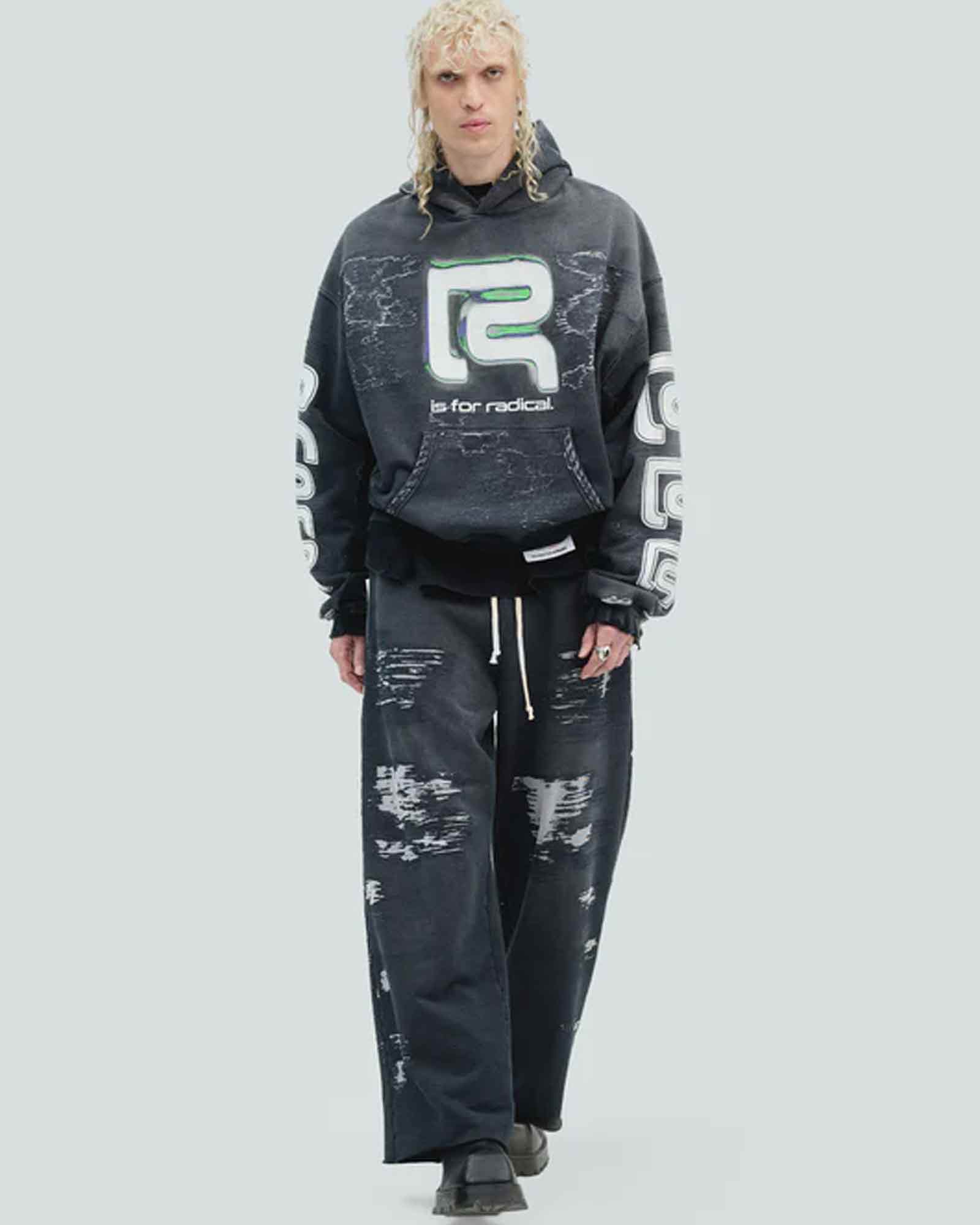RRR123・リヴィントン ロイ レビス - パーカー・フーディ ORIGINS CVA HOODIE / BLACK