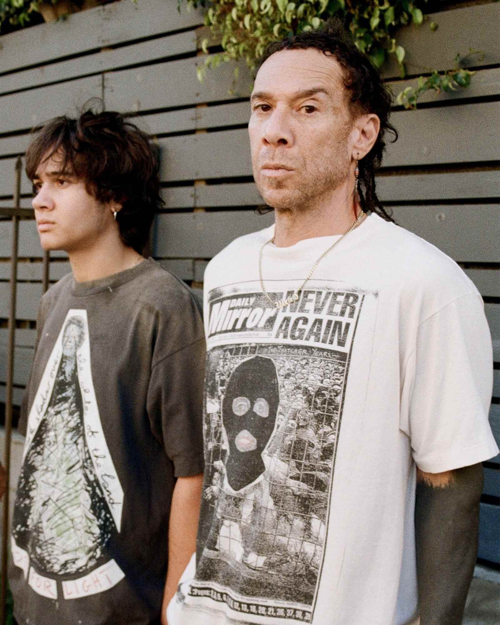 ©SAINT M××××××・セントマイケル - Tシャツ・カットソー JR_SS T-SHIRT/MASK / WHITE