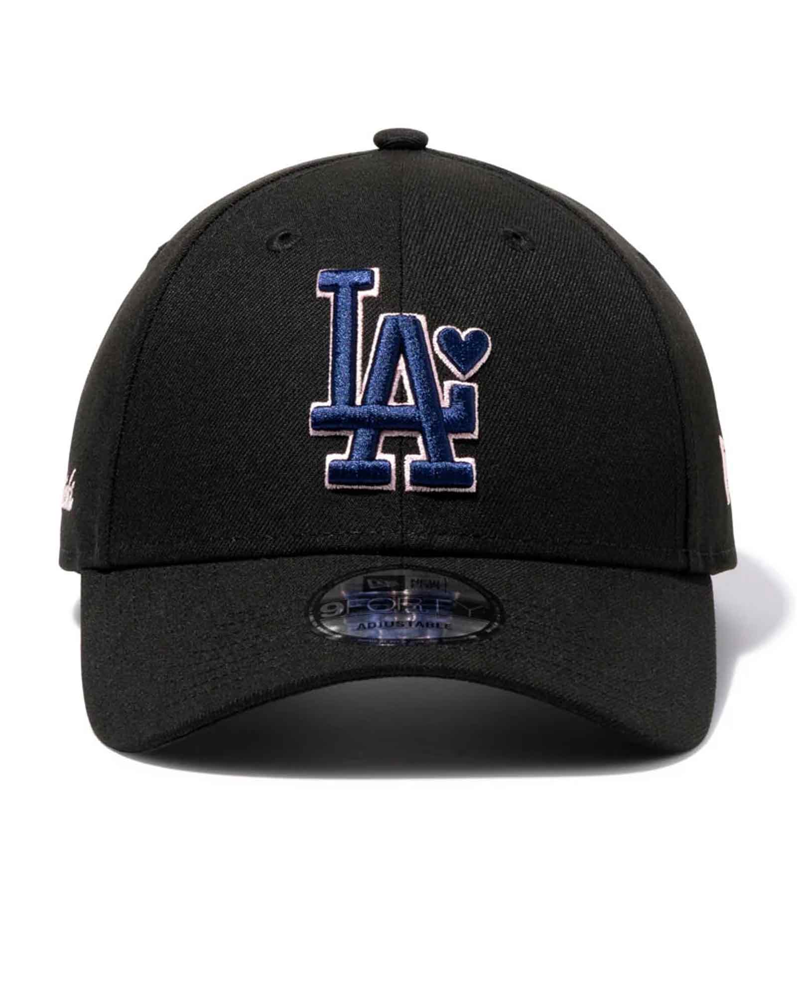 BASICKS・ベイシックス - キャップ 9FORTY TM LOS ANGELES DODGERS CAP / BLACK×NAVY×PINK