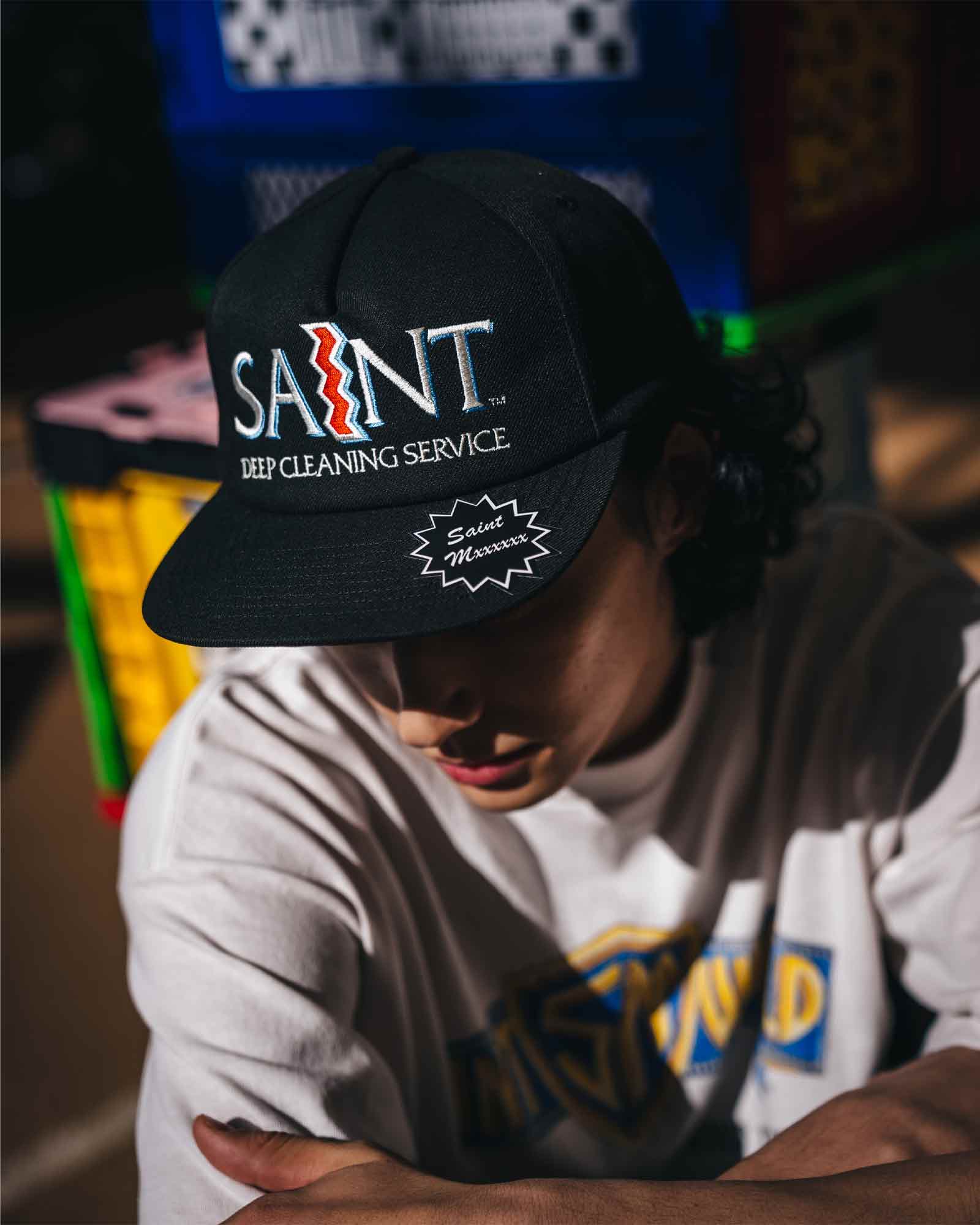 ©SAINT M××××××・セントマイケル - キャップ CAP/SAINT / BLACK