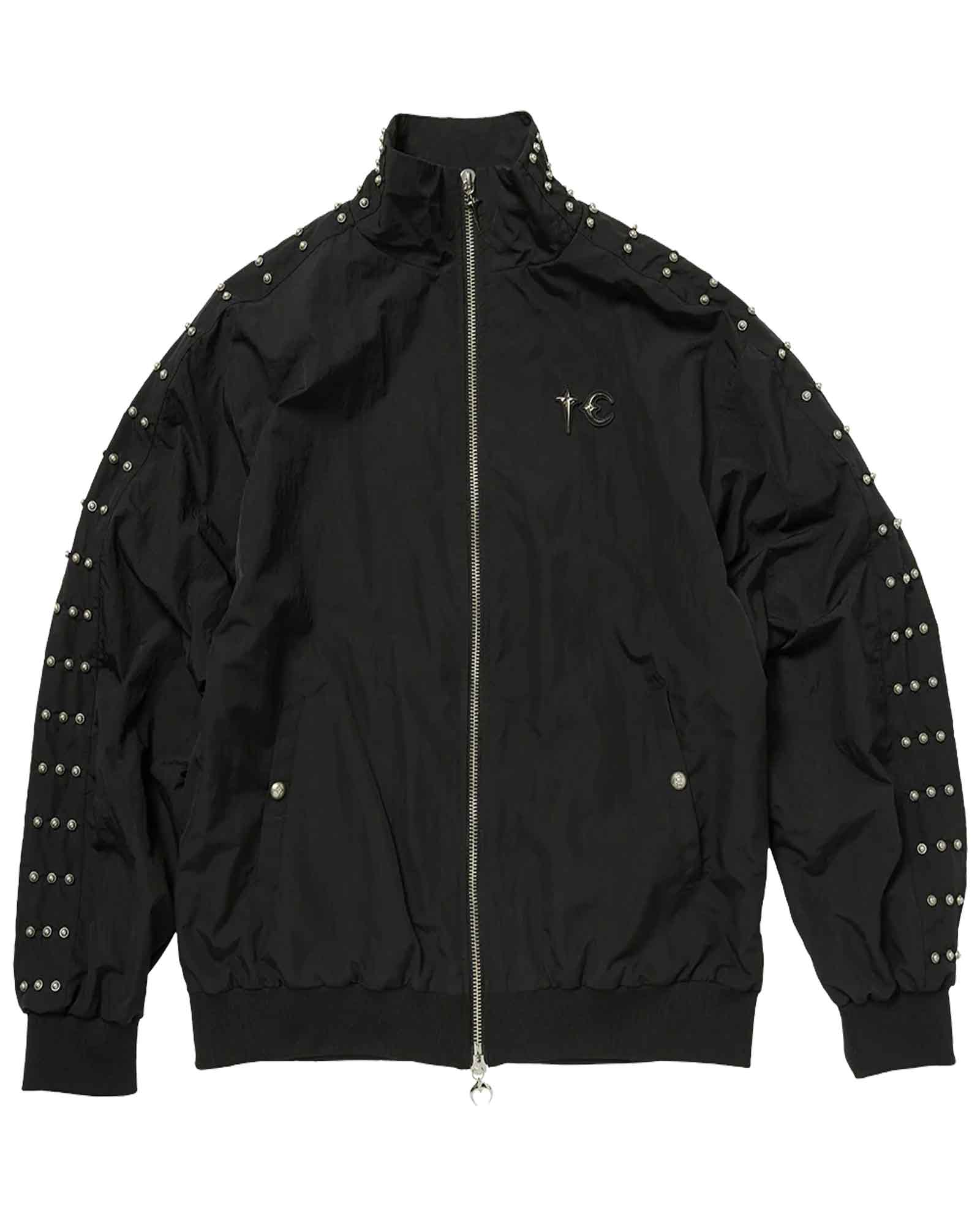 THUG CLUB・sag club - トラックジャケット TRIPLE LINE STUD TRACK JACKET / BLACK