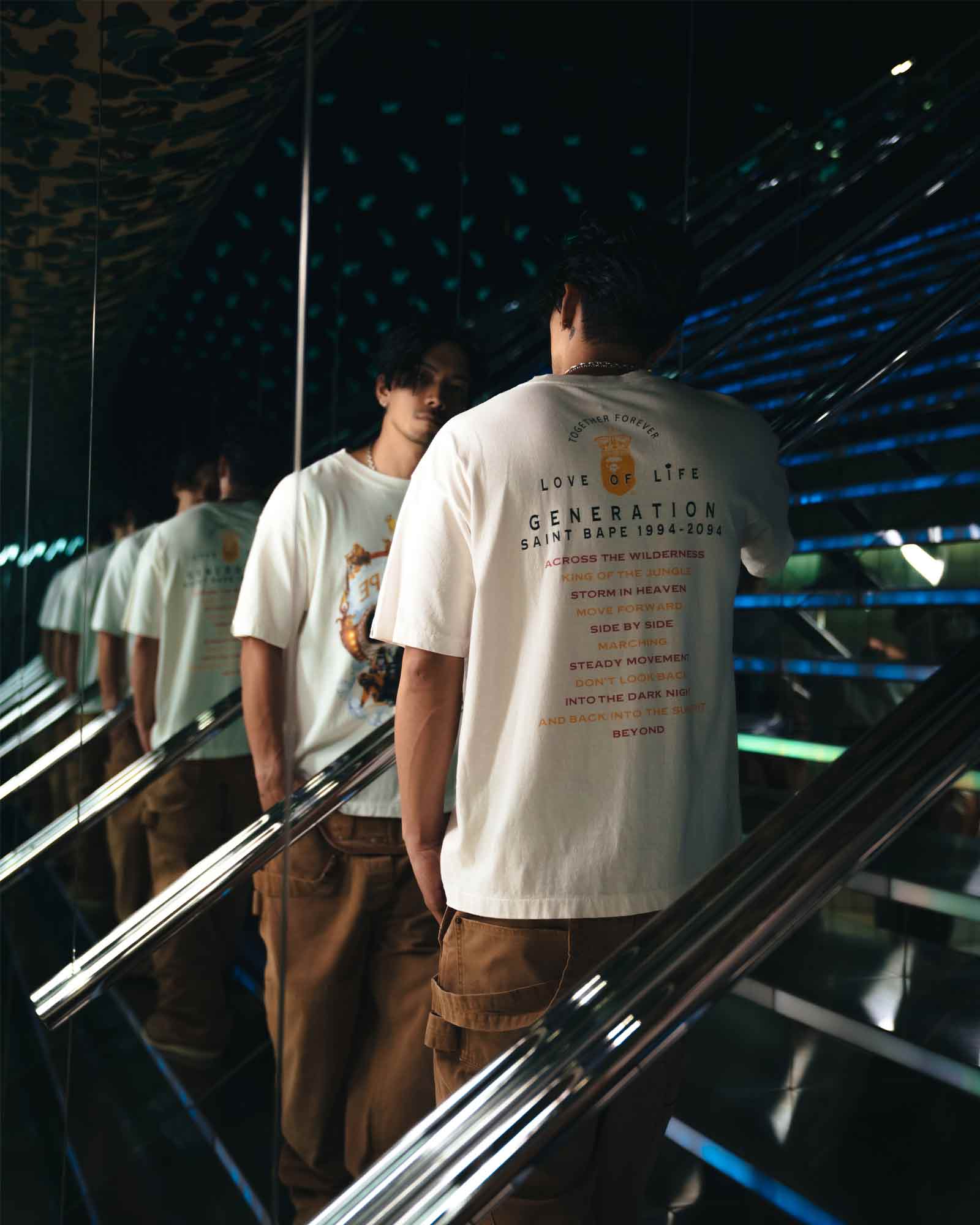 ©SAINT M××××××・セントマイケル - Tシャツ・カットソー BAPE_SS TEE/GENERATION / WHITE