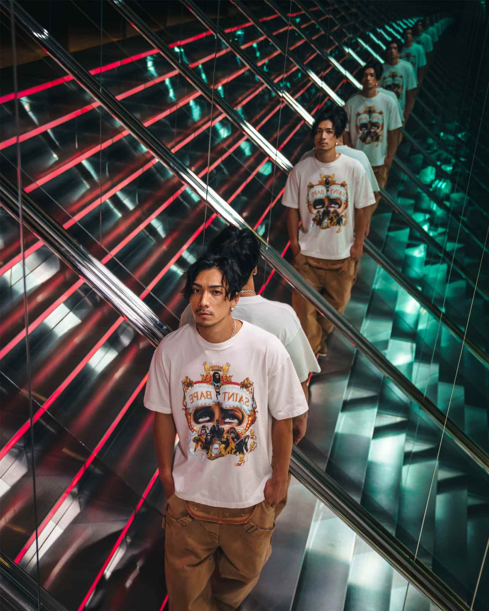 ©SAINT M××××××・セントマイケル - Tシャツ・カットソー BAPE_SS TEE/GENERATION / WHITE