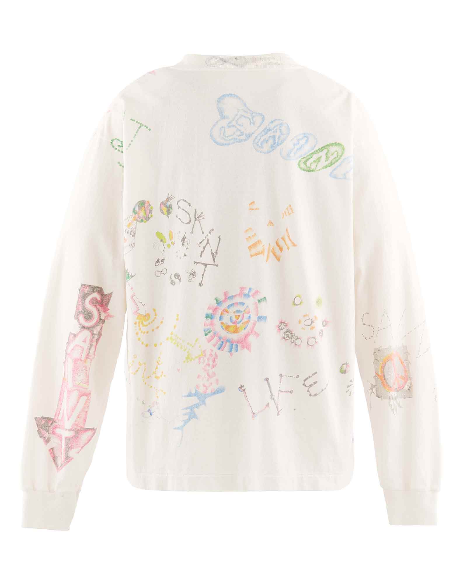 ©SAINT M××××××・セントマイケル - L/S Tシャツ COCO_LS T-SHIRT/COCO / WHITE