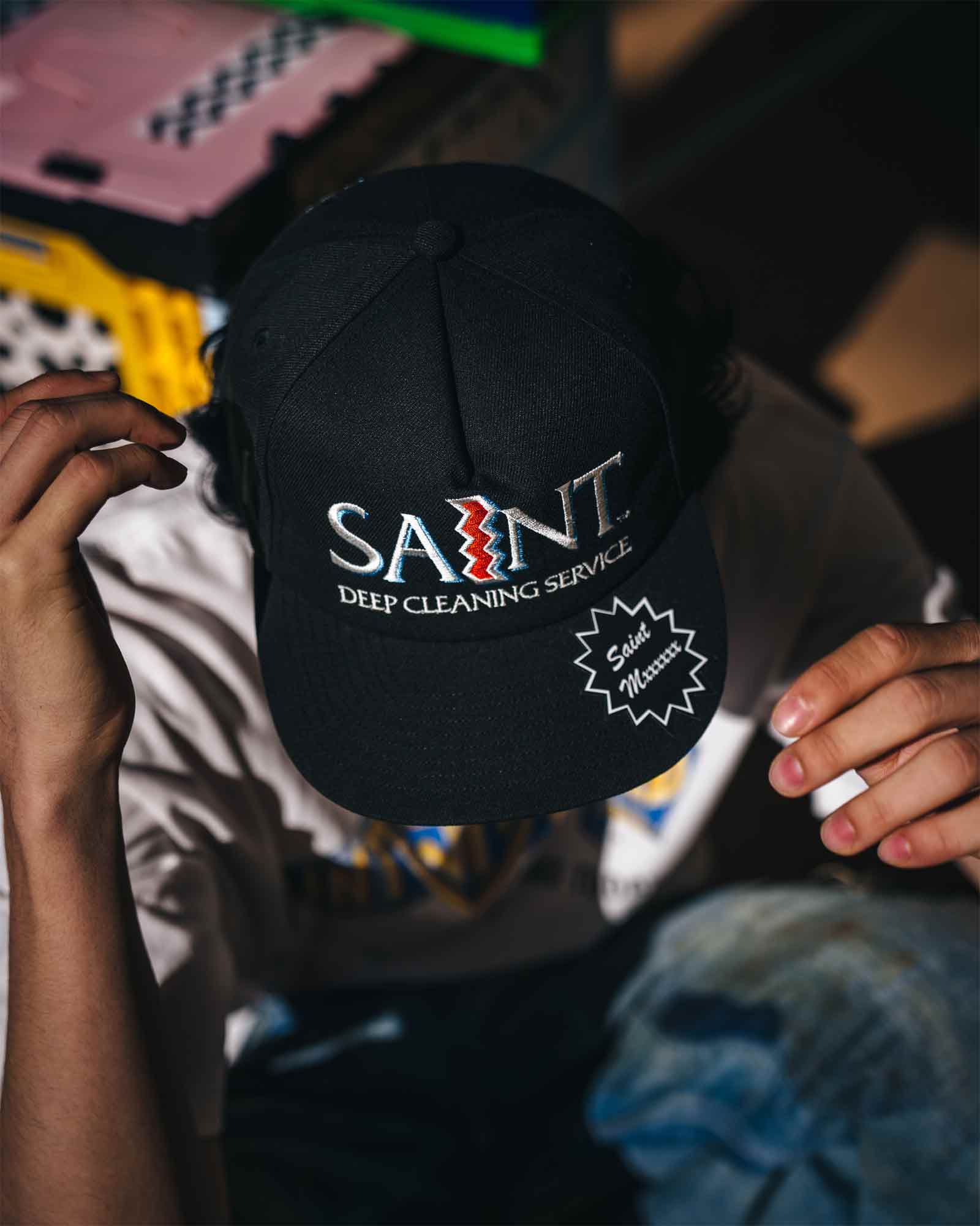 ©SAINT M××××××・セントマイケル - キャップ CAP/SAINT / BLACK