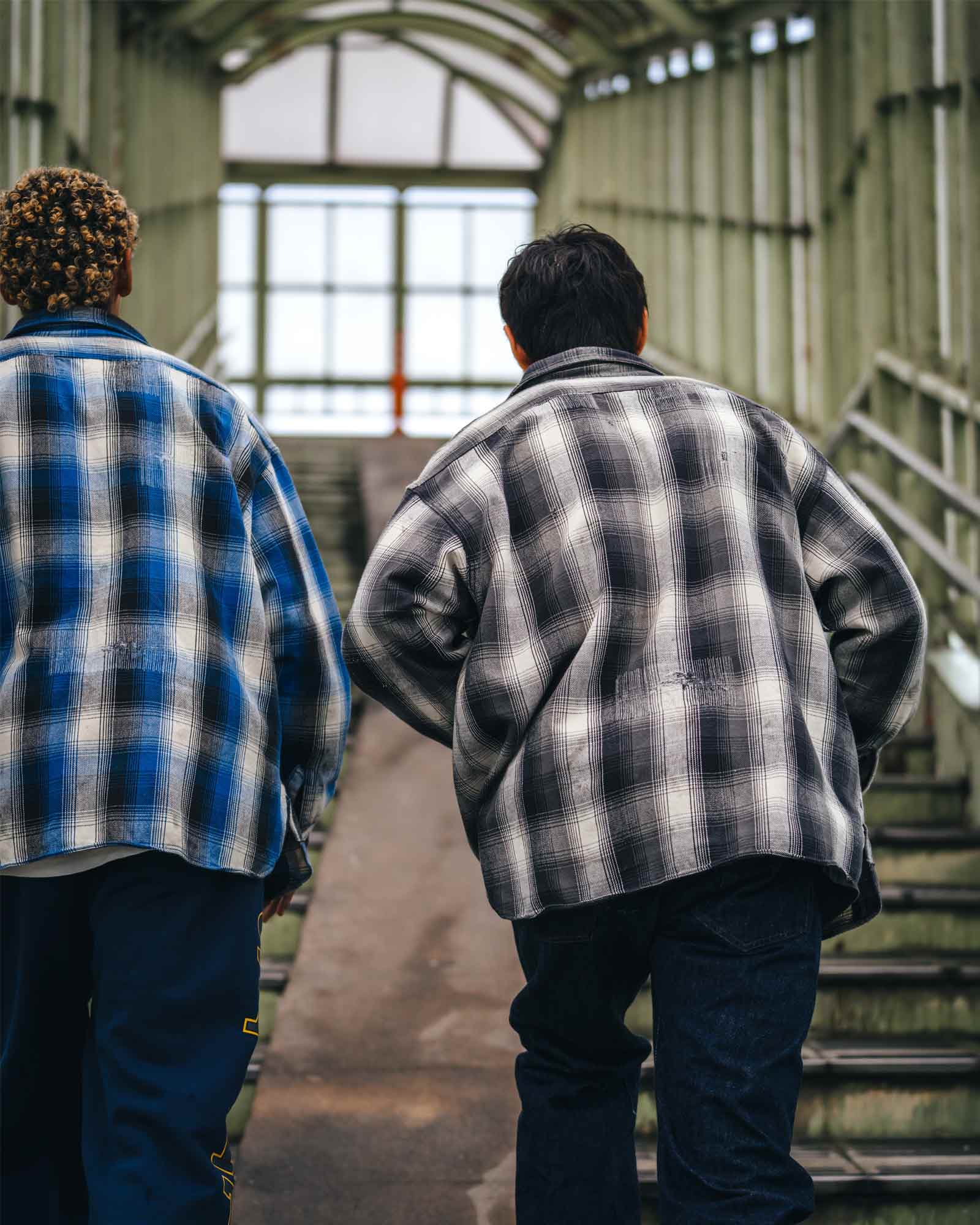 ©SAINT M××××××・saint michael -  BB_FLANNEL SHIRT/CHECK / BLUE