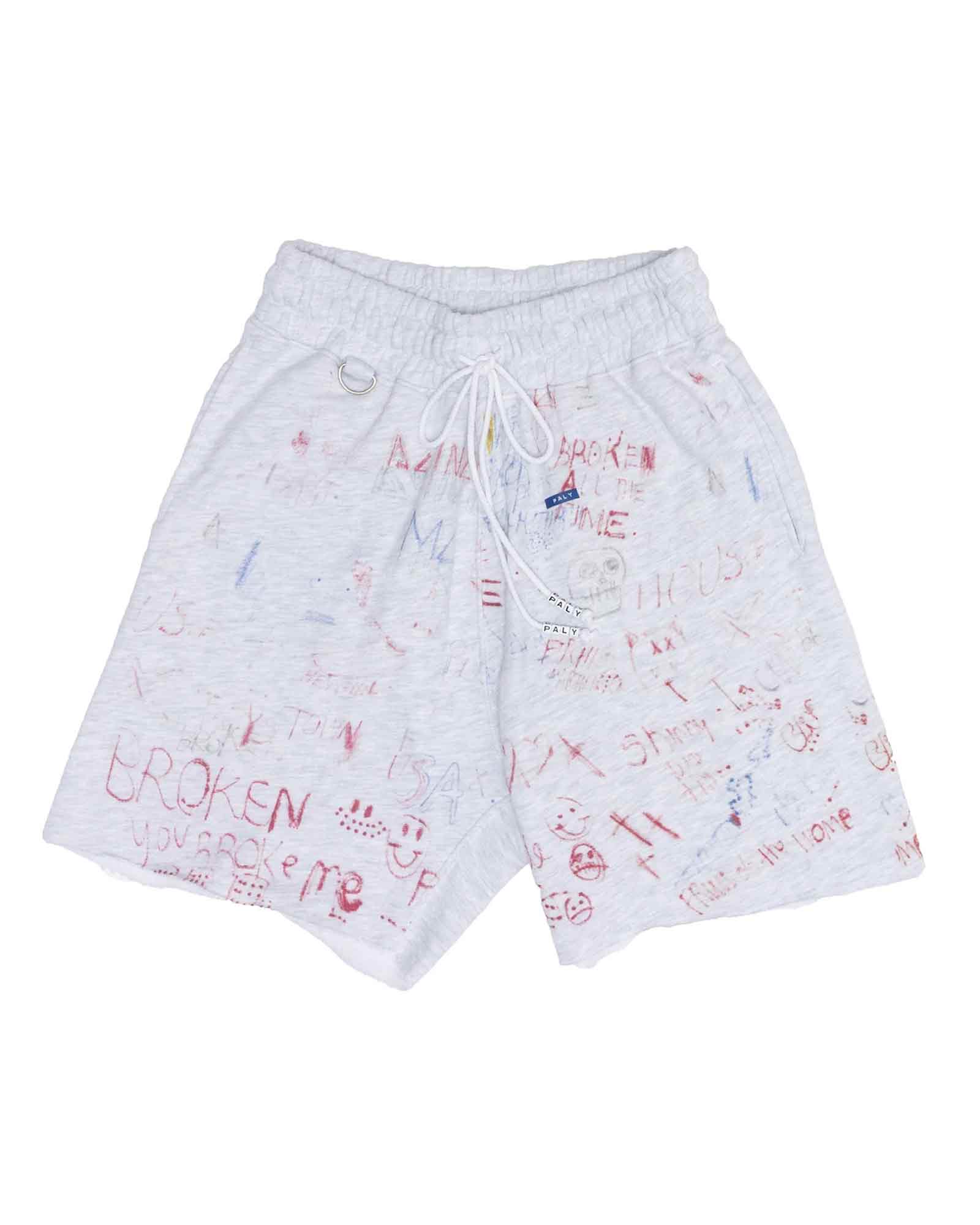 Paly Hollywood・パリー　ハリウッド - ハーフ・ショートパンツ JOSHUA TREE SWEATSHORT / MULTI