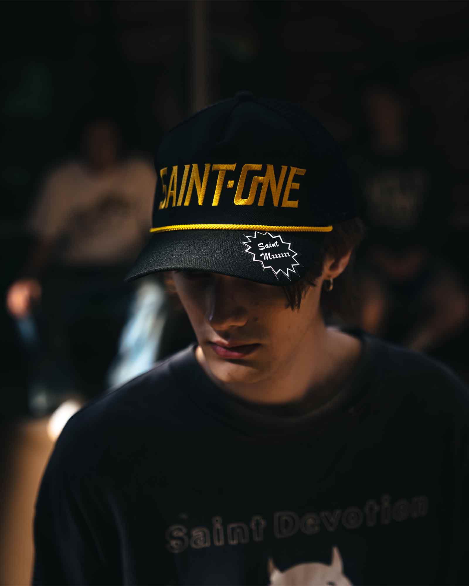 ©SAINT M××××××・セントマイケル - キャップ MESH CAP/SAINT ONE / BLACK