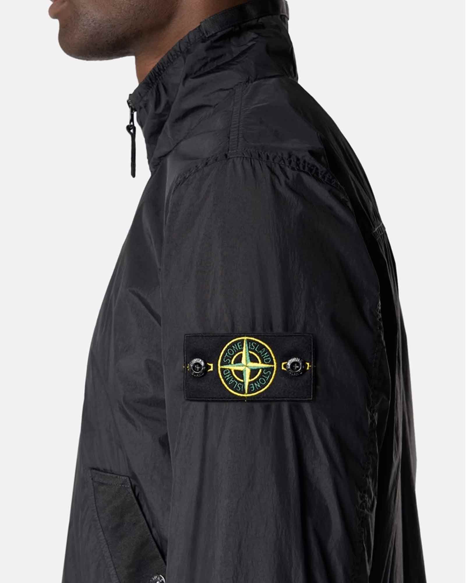 STONE  ガーメントダイ ナイロンジャケット　ブラック　Sサイズ STONE ガーメントダイ ナイロンジャケット ブラック Sサイズ STONE