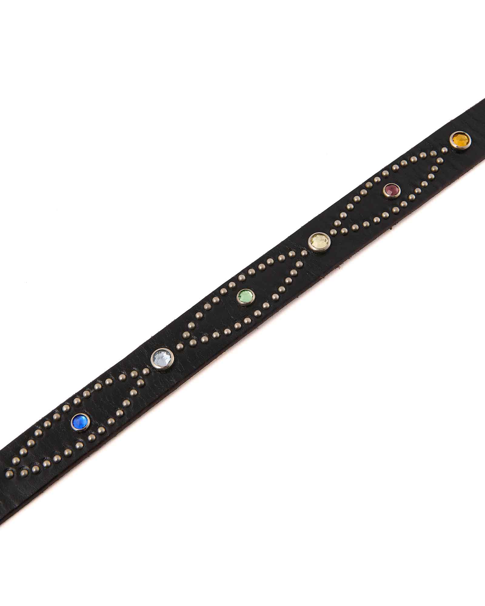 ©SAINT M××××××・セントマイケル - ベルト HTC_BELT NARROW/RINBOW / BLACK