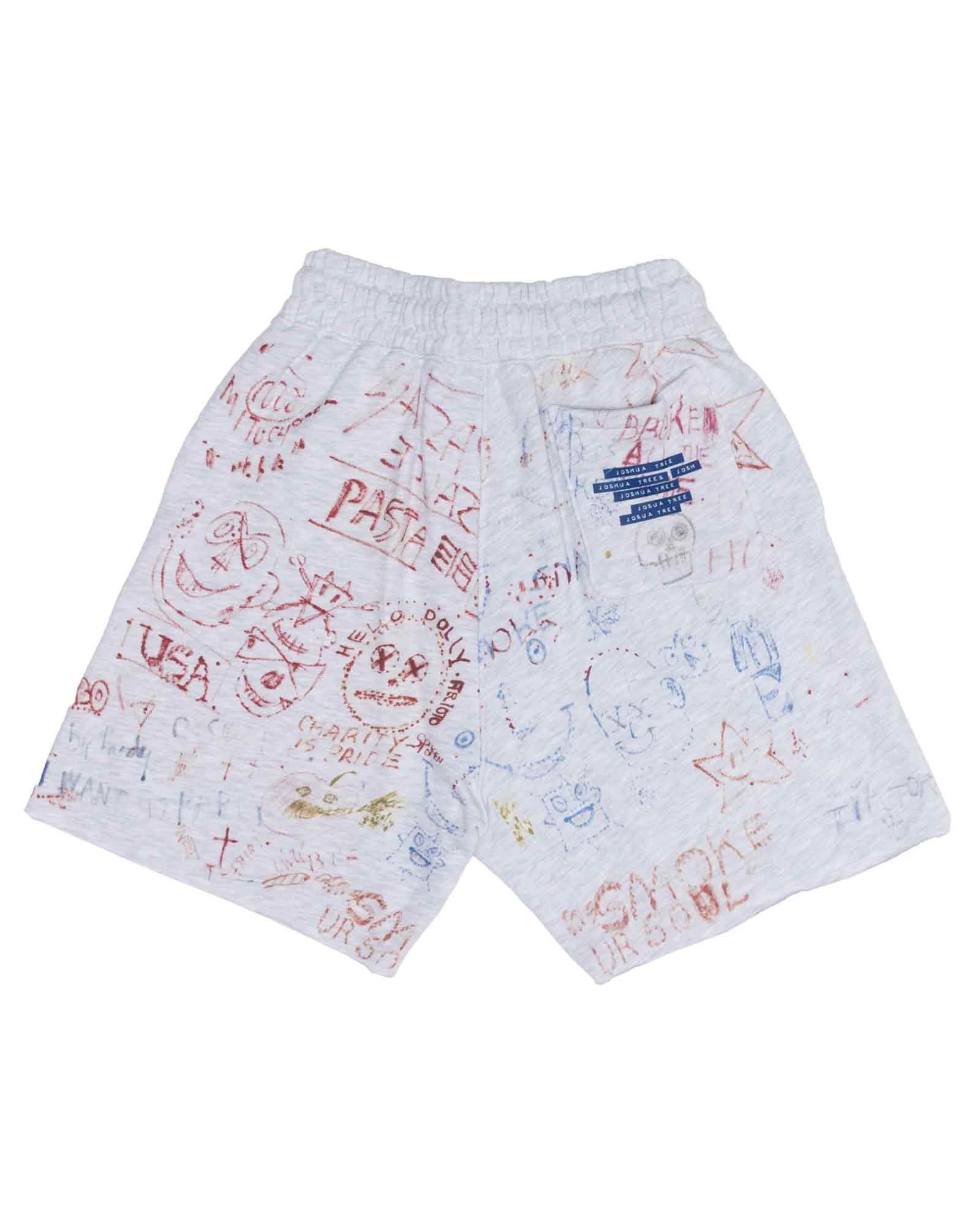 Paly Hollywood・パリー　ハリウッド - ハーフ・ショートパンツ JOSHUA TREE SWEATSHORT / MULTI