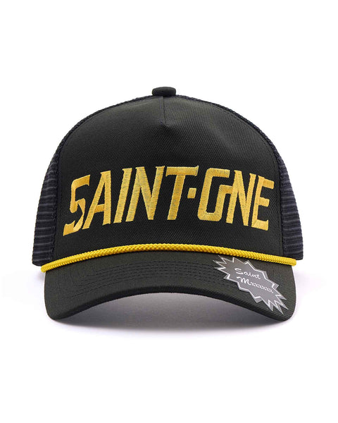 SAINT M×××××× (セントマイケル) SS26 MESH CAP/SAINT ONE/BLACK