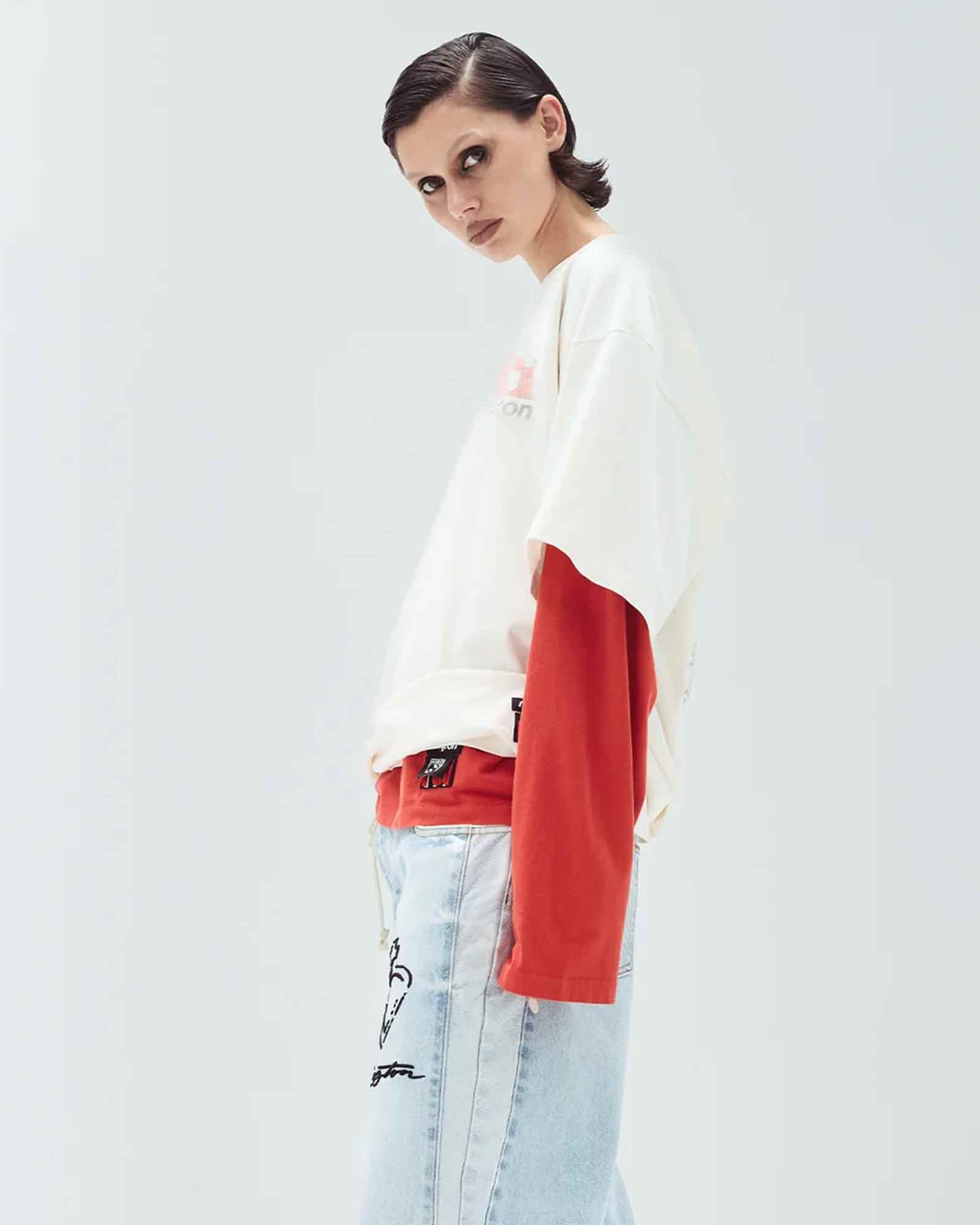 RRR123・リヴィントン ロイ レビス - Tシャツ・カットソー DARK ARTS CVA TEE / MAX WHITE
