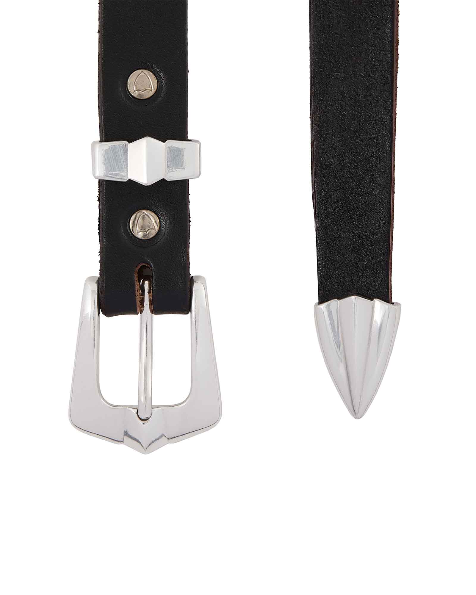 ©SAINT M××××××・セントマイケル - ベルト HTC_BELT NARROW/RINBOW / BLACK