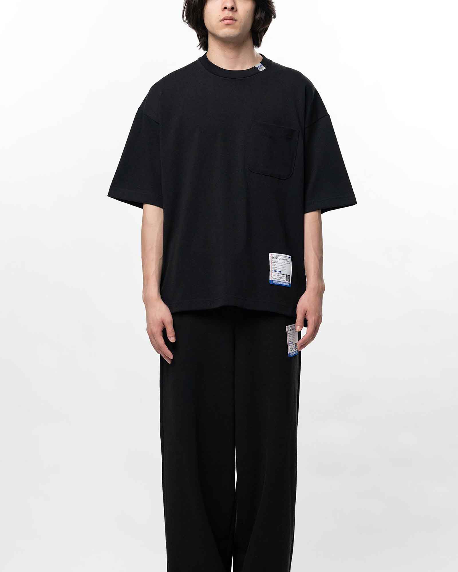 in・stru(men-tal).・イン・ストゥルメンタル - Tシャツ・カットソー HEAVY WEIGHT JERSEY POCKET SS TEE / BLACK