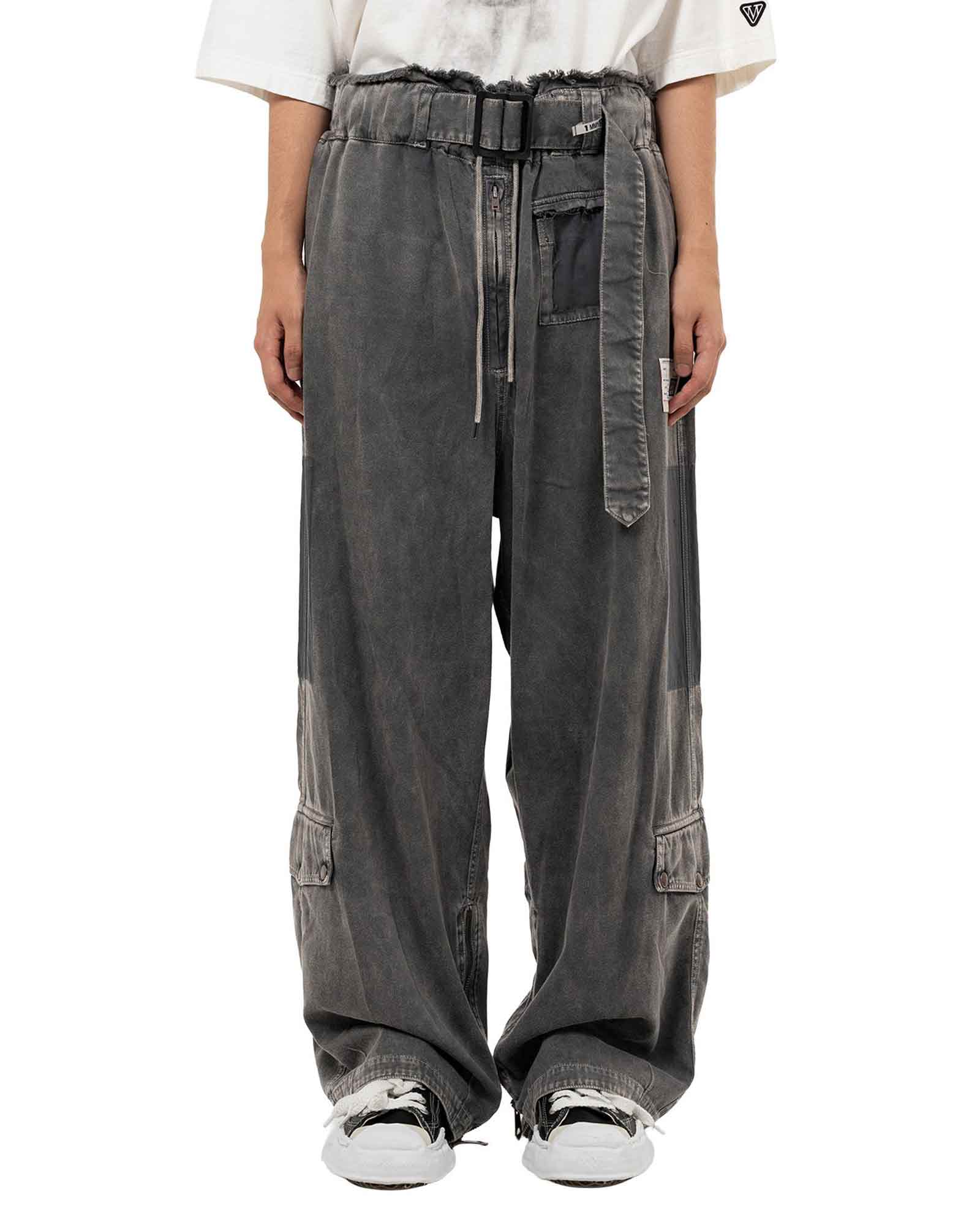 MIHARA YASUHIRO・Yasuhiro Mihara -  DISTRESSED FLIGHT PANTS / GRAY