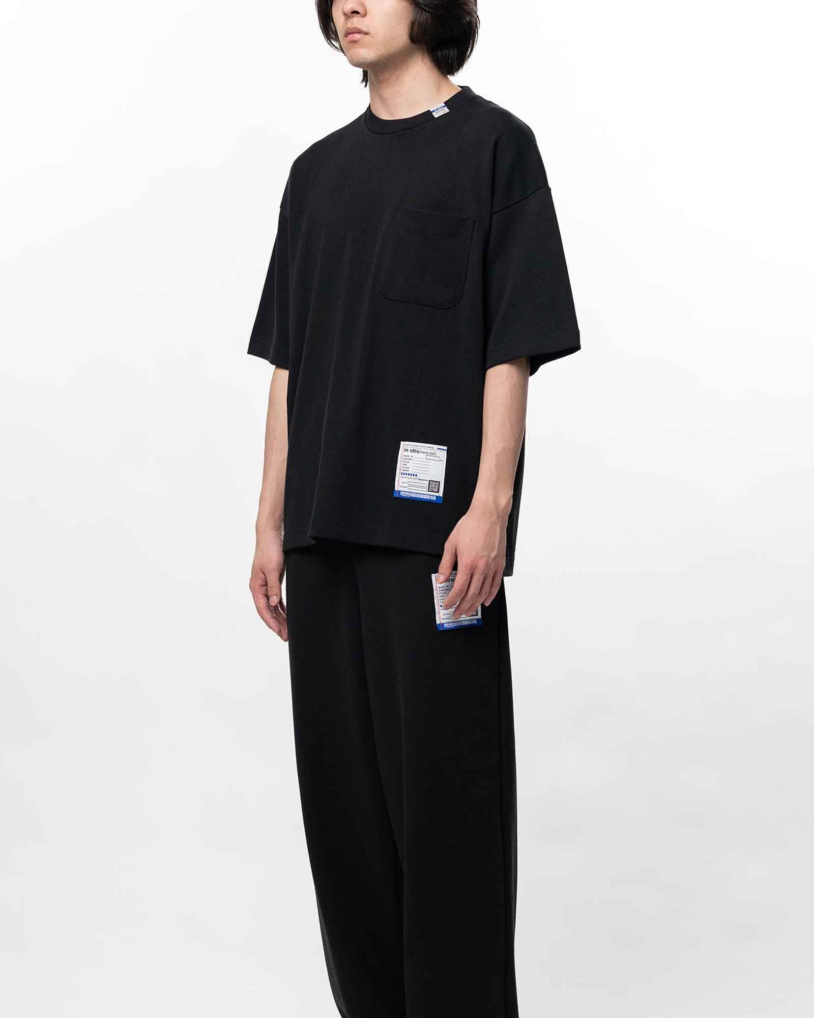 in・stru(men-tal).・イン・ストゥルメンタル - Tシャツ・カットソー HEAVY WEIGHT JERSEY POCKET SS TEE / BLACK
