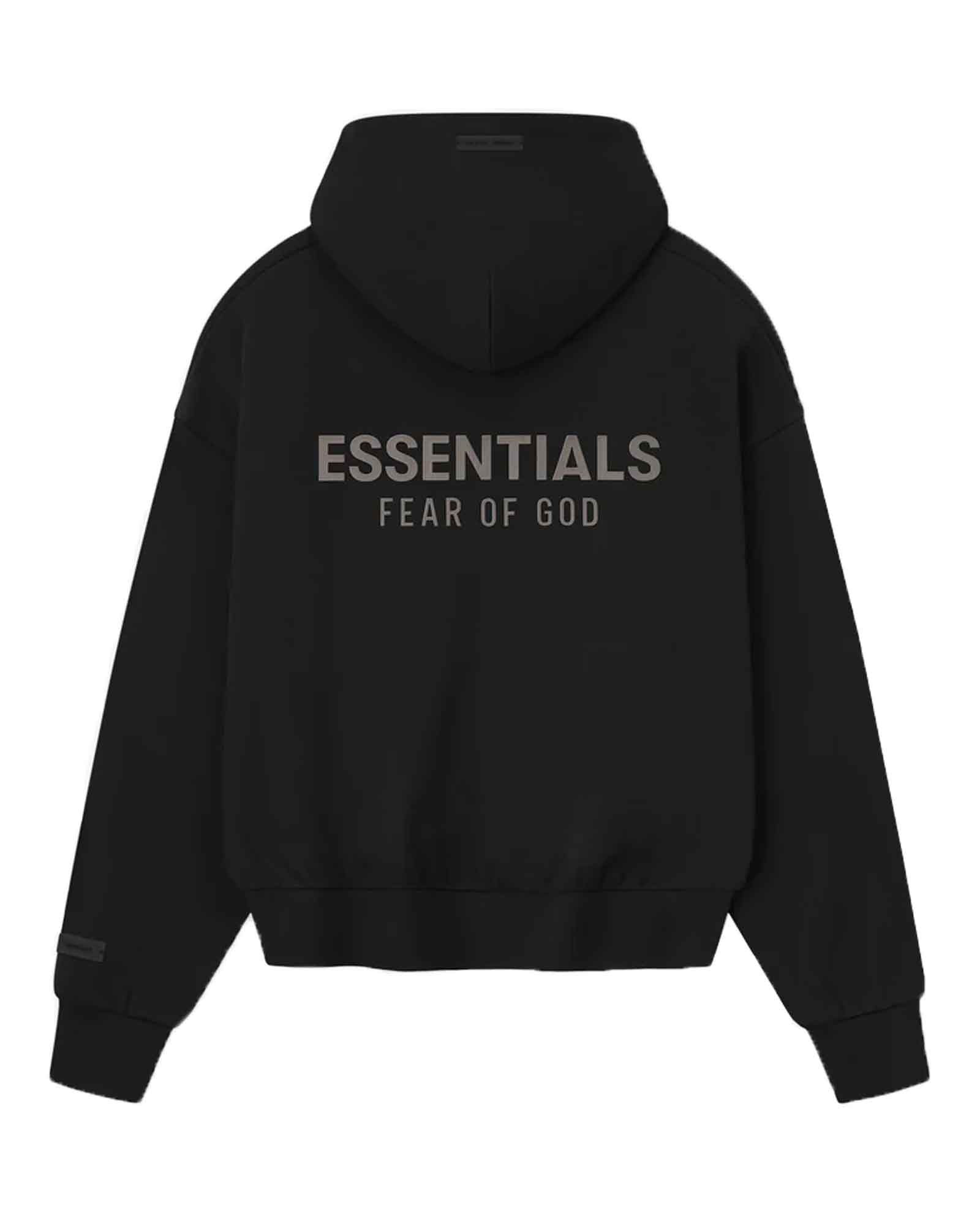 ESSENTIALS・エッセンシャルズ - パーカー・フーディ CLASSIC FIT FLEECE ZIP-UP HOODIE / JET BLACK