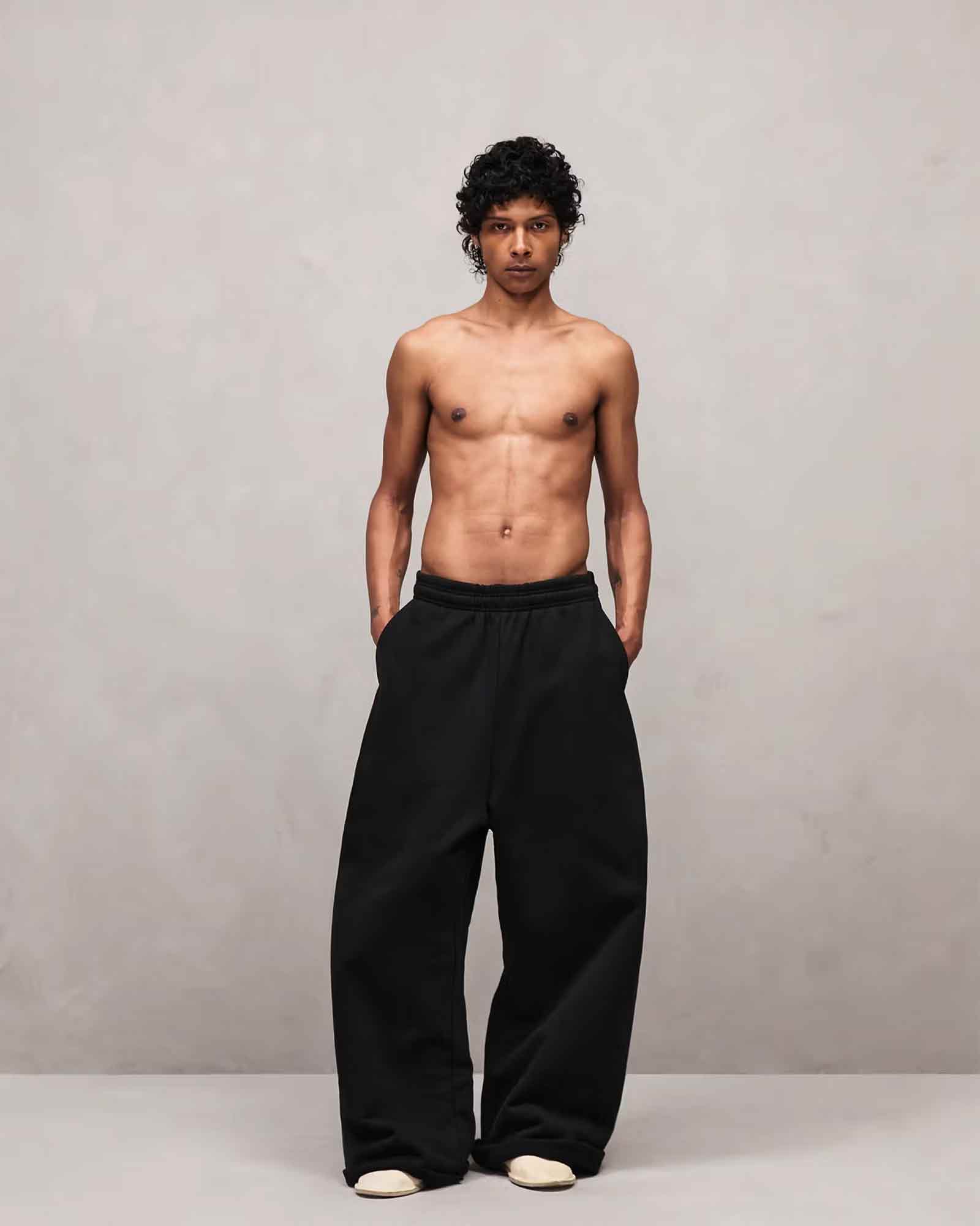 Entire studios・エンタイアスタジオ - スウェットパンツ FULL SWEATPANT / BLACK