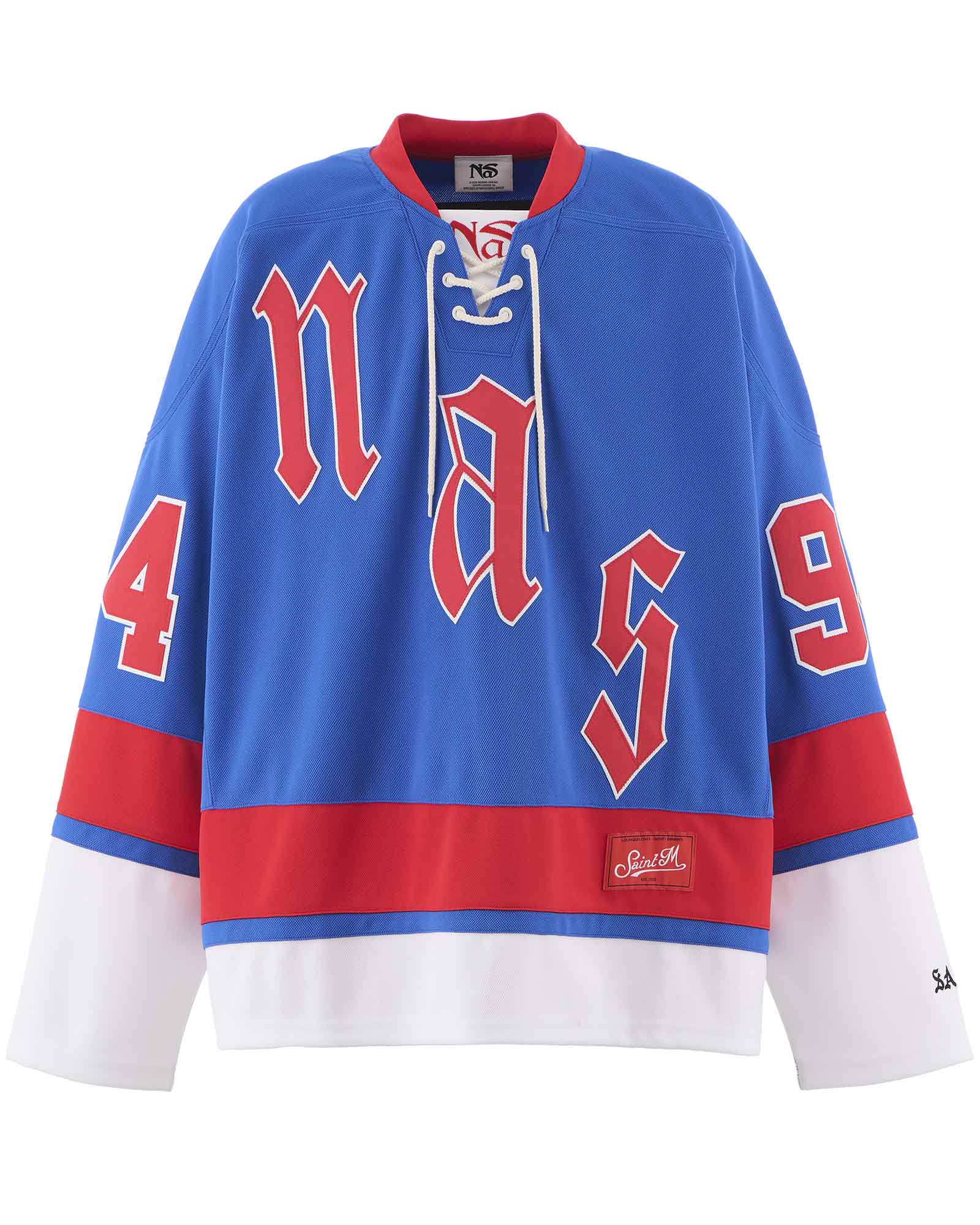 NAS_GAME SHIRT / BLUE