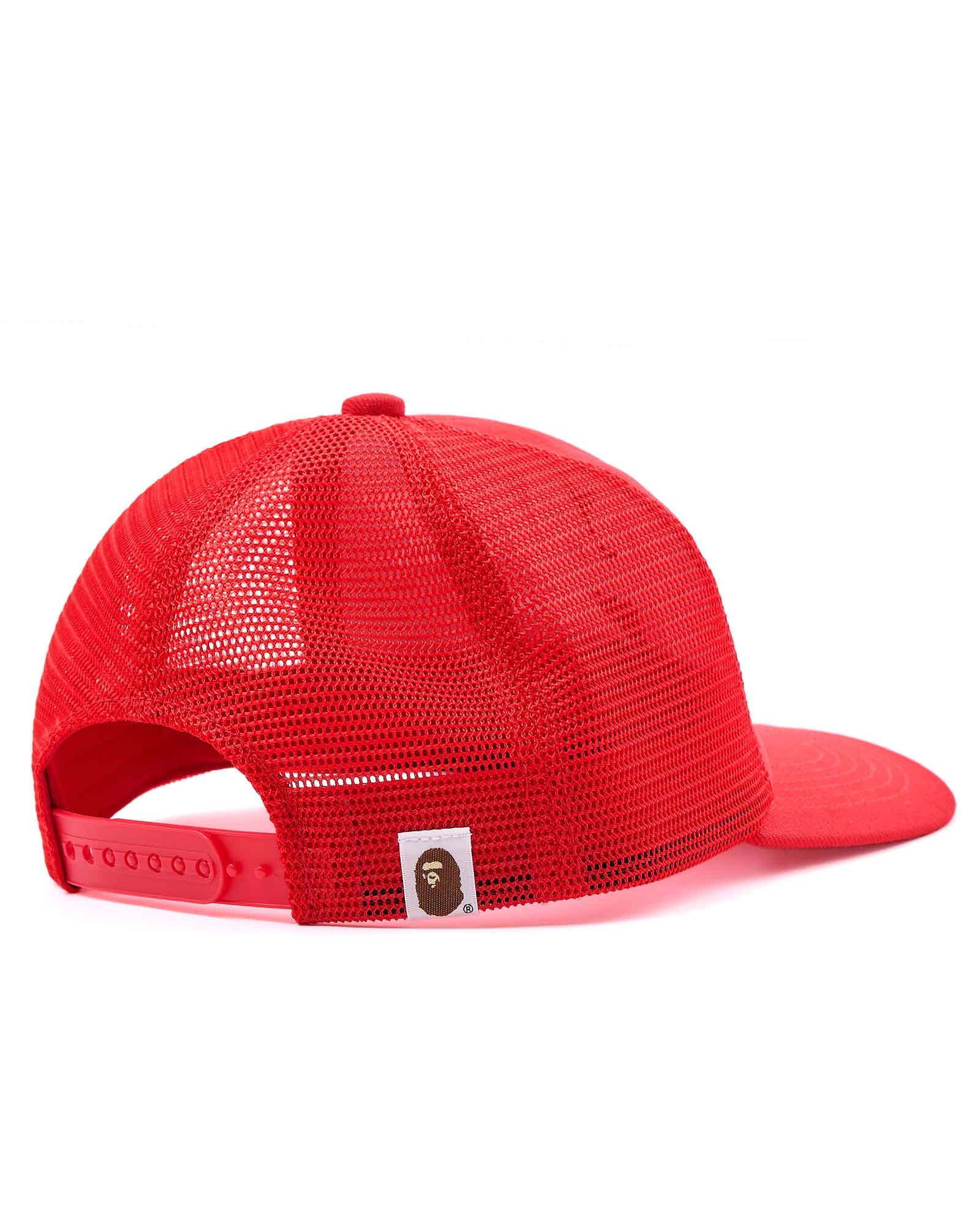 ©SAINT M××××××・セントマイケル - キャップ BAPE_MESH CAP / RED